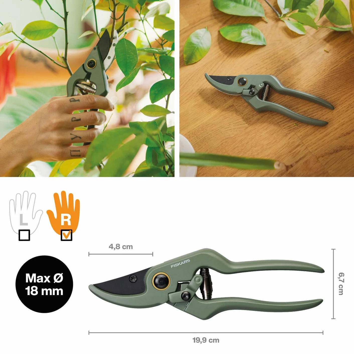 Fiskars Plant Care Zestaw do pielęgnacji roślin 3 szt.