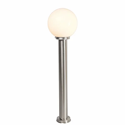 Lampa zewnętrzna słup stal nierdzewna 100 cm Sfera E27 1 światło