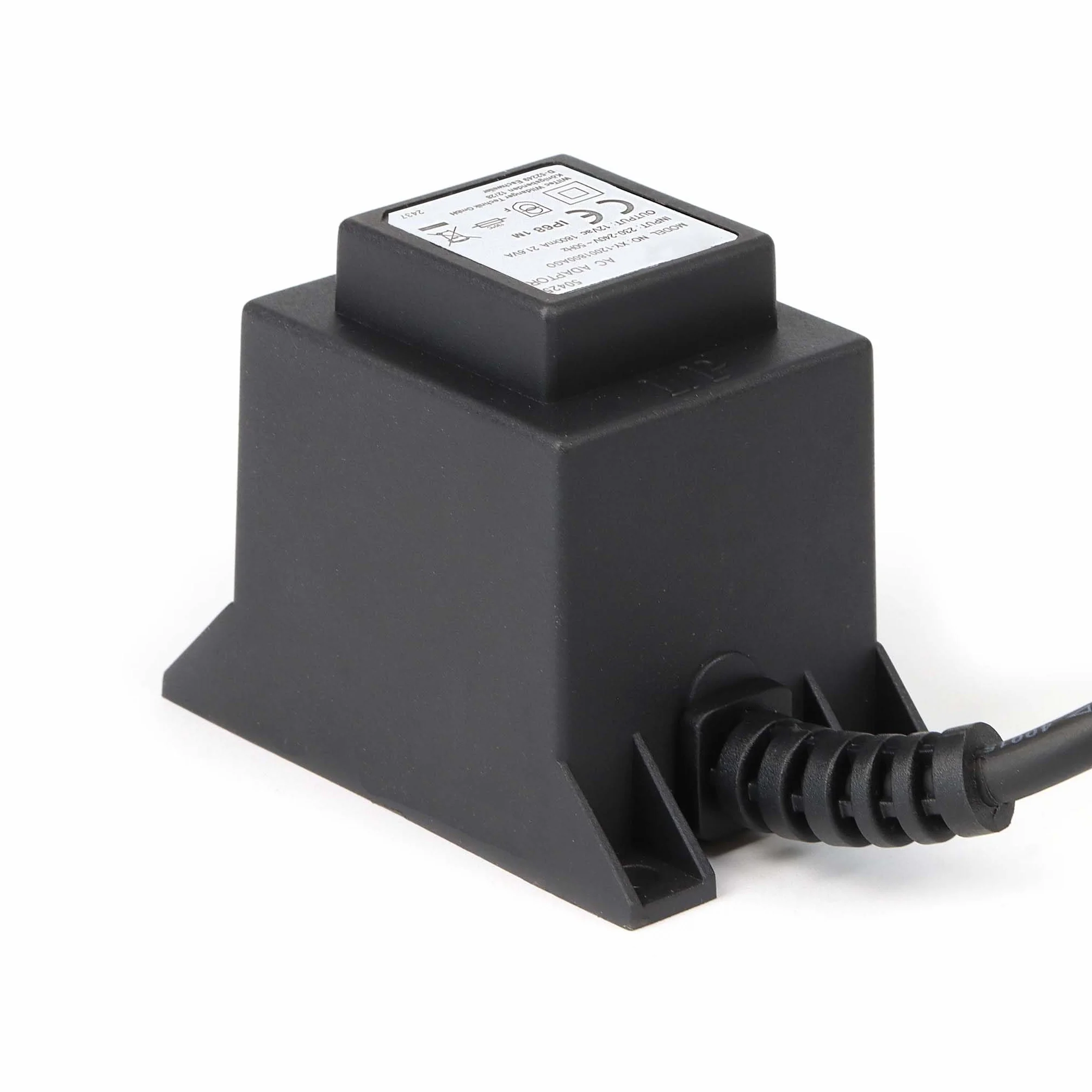 Jebao JBA48V-12-1800U Zasilacz sieciowy dwupinowy IP68 12V 1800mA 21,6VA AC/AC