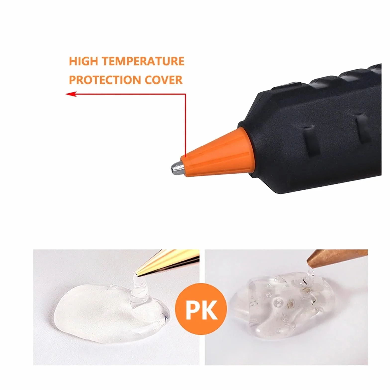 50W bezprzewodowy pistolet do klejenia na gorąco z baterią litową, domowa produkcja DIY, naprawa, klejenie, bezprzewodowy pistolet do klejenia na gorąco z 7 mm sztyftem klejowym Bezwysiłkowe tworzenie