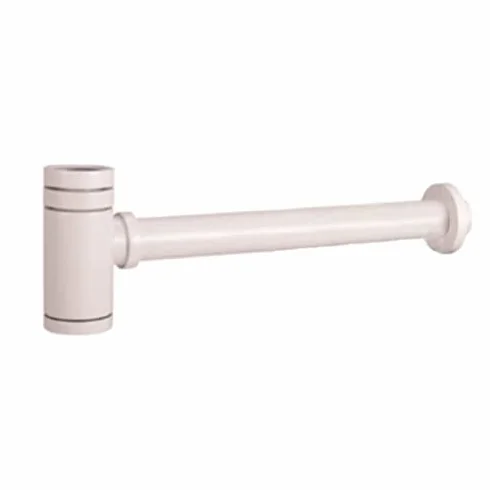 Syfon Odpływ widziany umywalka lub bidet Akcesoria łazienkowe Biały Matowy/Oglądany Okrągły SCL002/BL