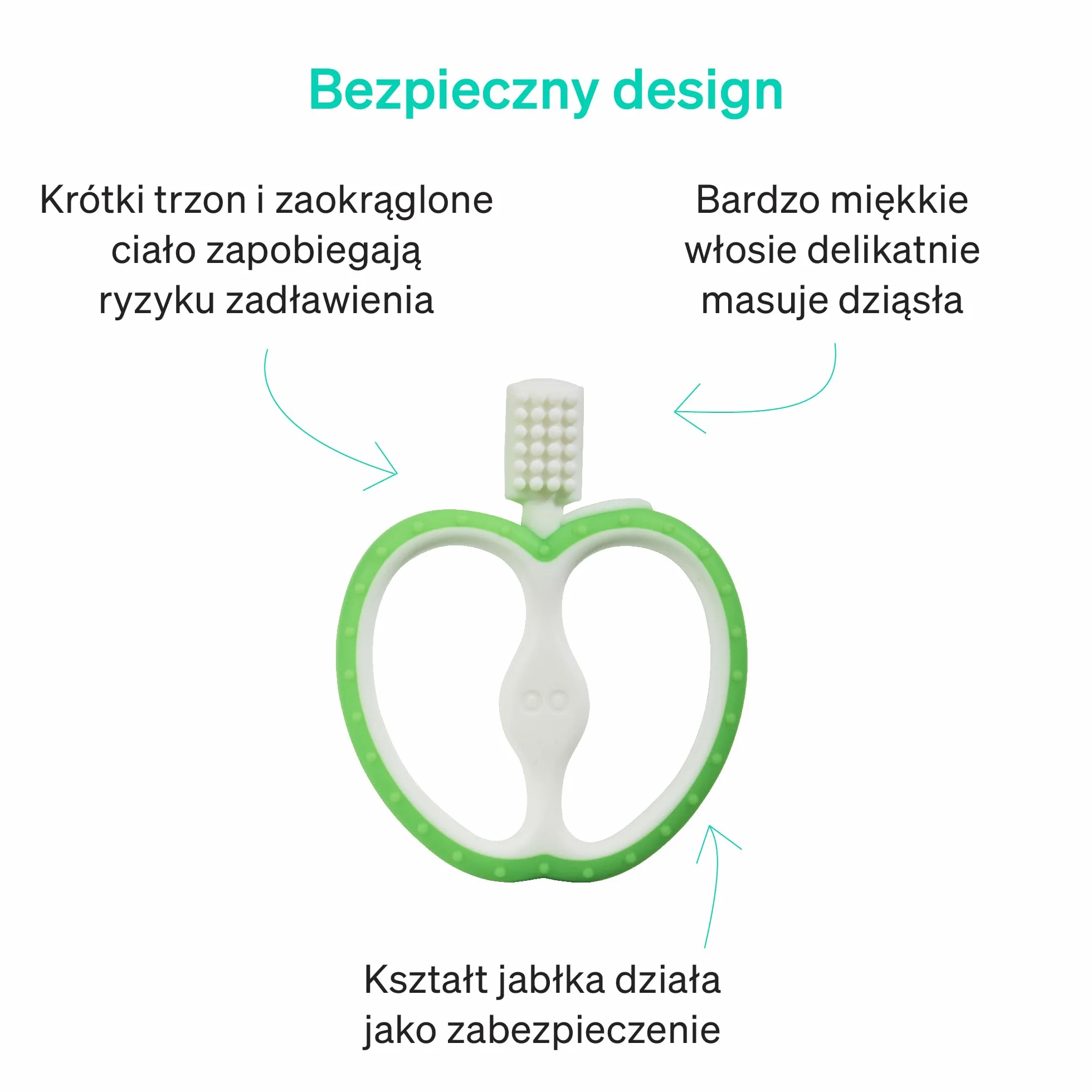 LoveNoobs Training Baby Toothbrush Silicone - 360° Infant Toothbrush, Teethers for Babies, Teething Toys