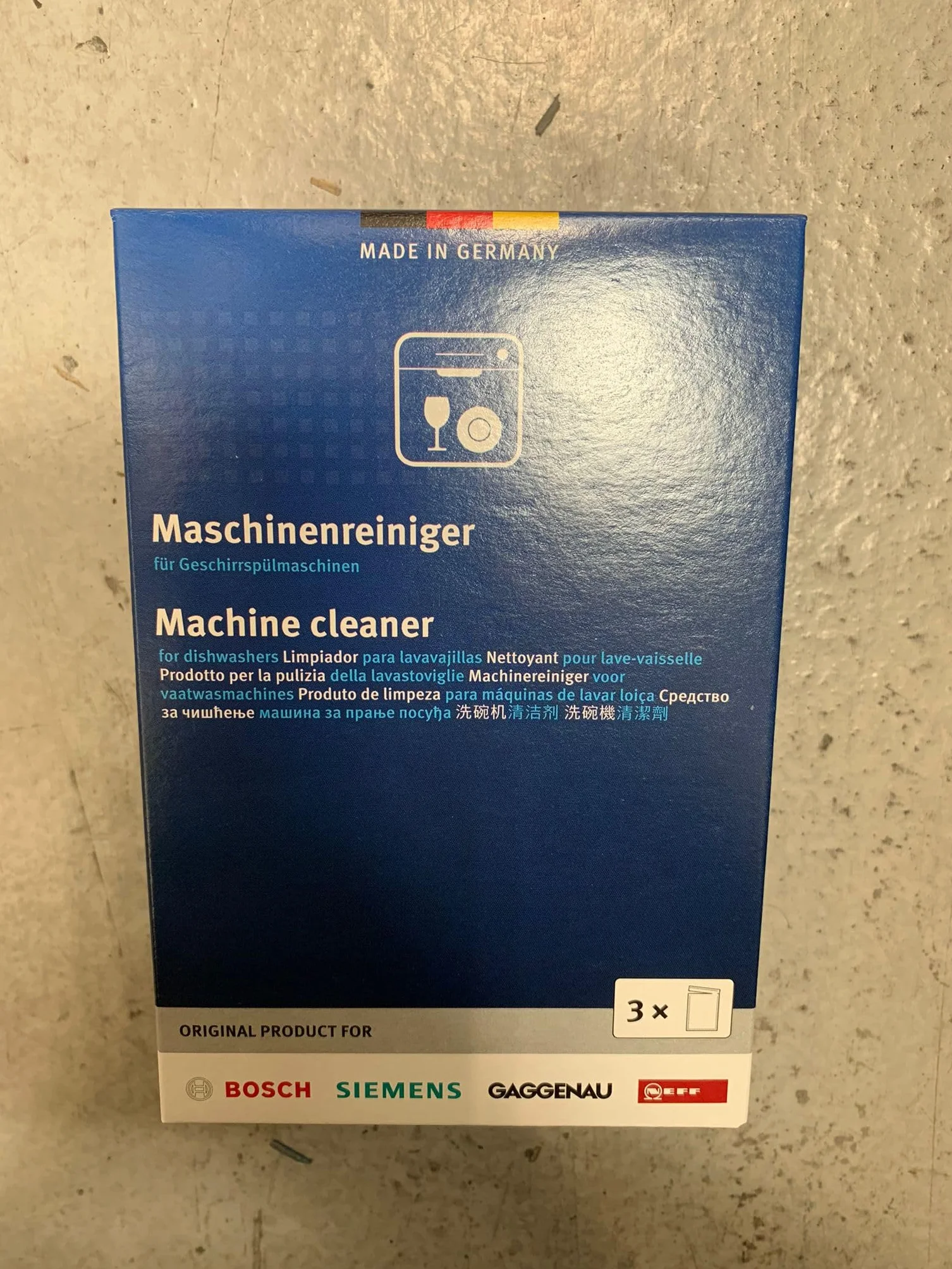 Bosch Zmywarka do naczyń (3 saszetki) PN: 00312193 EAN: 4242005250615