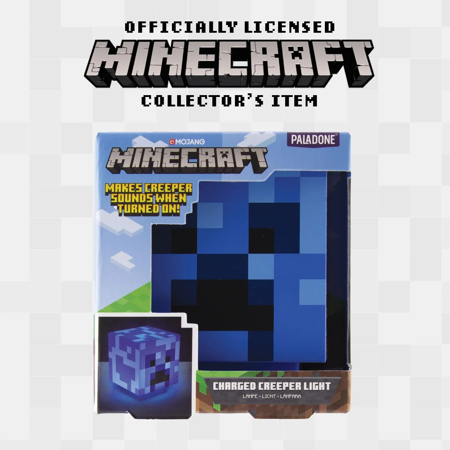 Minecraft Charged Creeper Light z dźwiękami