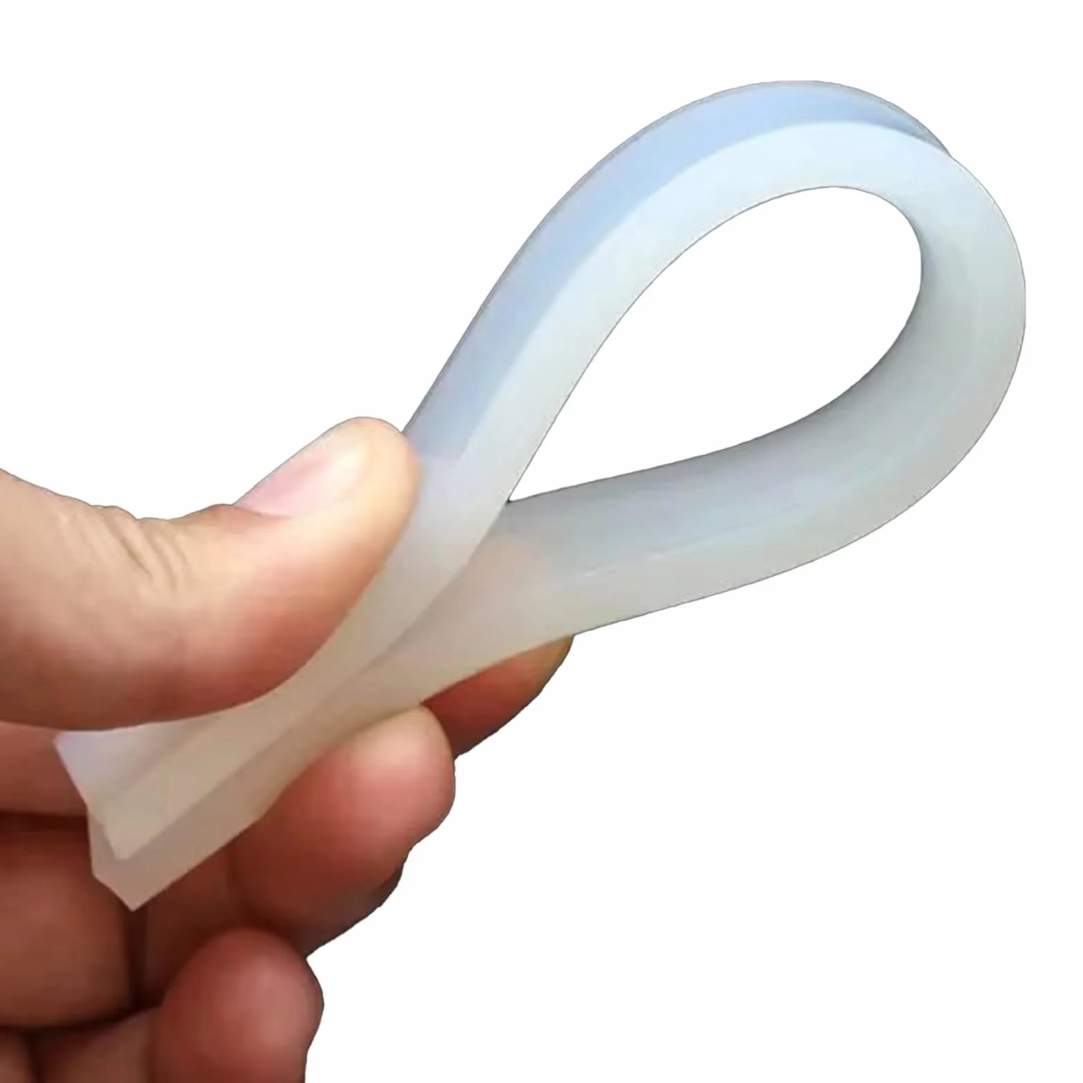 Solidna uszczelka z gumy silikonowej odporna na wysokie temperatury 1M, 5 mm x 5 mm / 10 mm / 15 mm / 20 mm / 30 mm (15 x 30 mm)