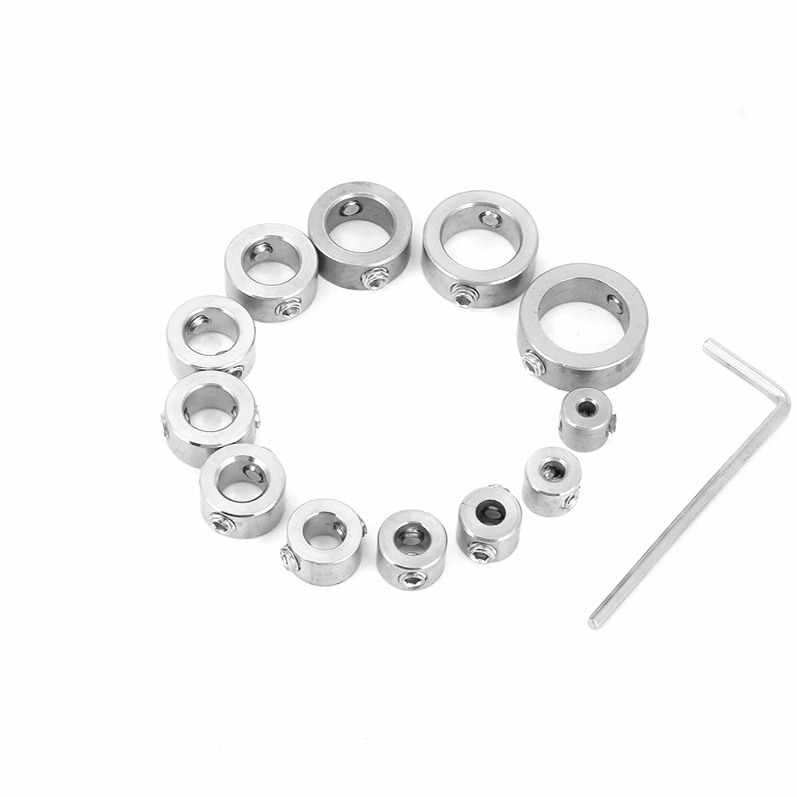 12 szt. 3-16 mm wiertło ogranicznik głębokości wiertła zestaw kołnierza wiercenie pierścień graniczny wiertło głębokość ogranicznik obroże pierścień pozycjoner lokalizator
