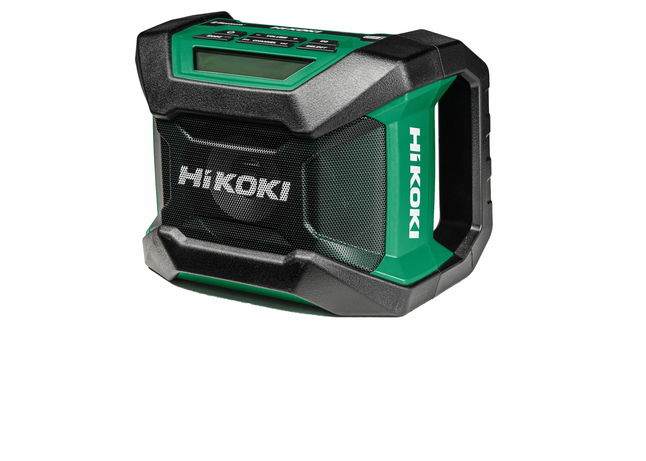 HiKOKI Akku-Baustellenradio UR18DA (Schnurloses Radio, Radiofrequenz: FM/DAB, kann mit Netzadapter oder mit Akku betrieben werden)