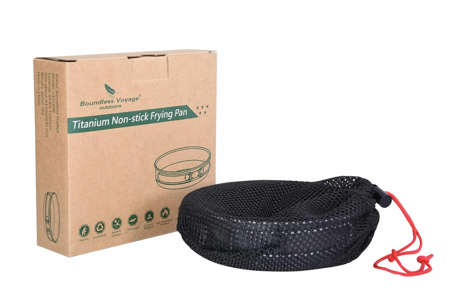 iBasingo 700 ml tytanowa nieprzywierająca patelnia 15 cm patelnia kempingowa lekka patelnia grillowa turystyka mały talerz miska do naczyń na zewnątrz naczynia kuchenne do steków z jajkiem sadzonym ze
