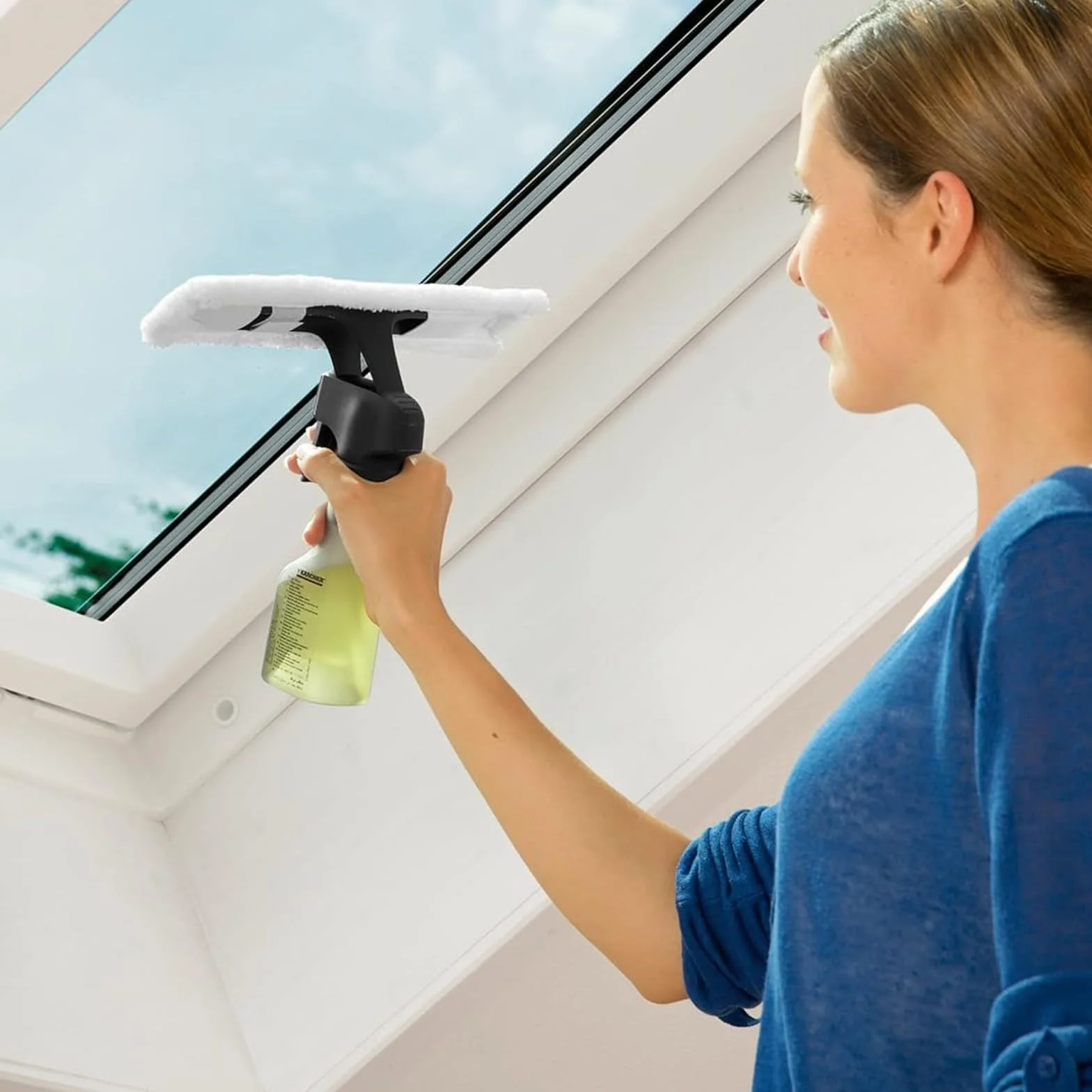 Karcher podkładki do czyszczenia szyb z mikrofibry z mikrofibry, do czyszczenia okien Karcher WV1 WV50 WV75