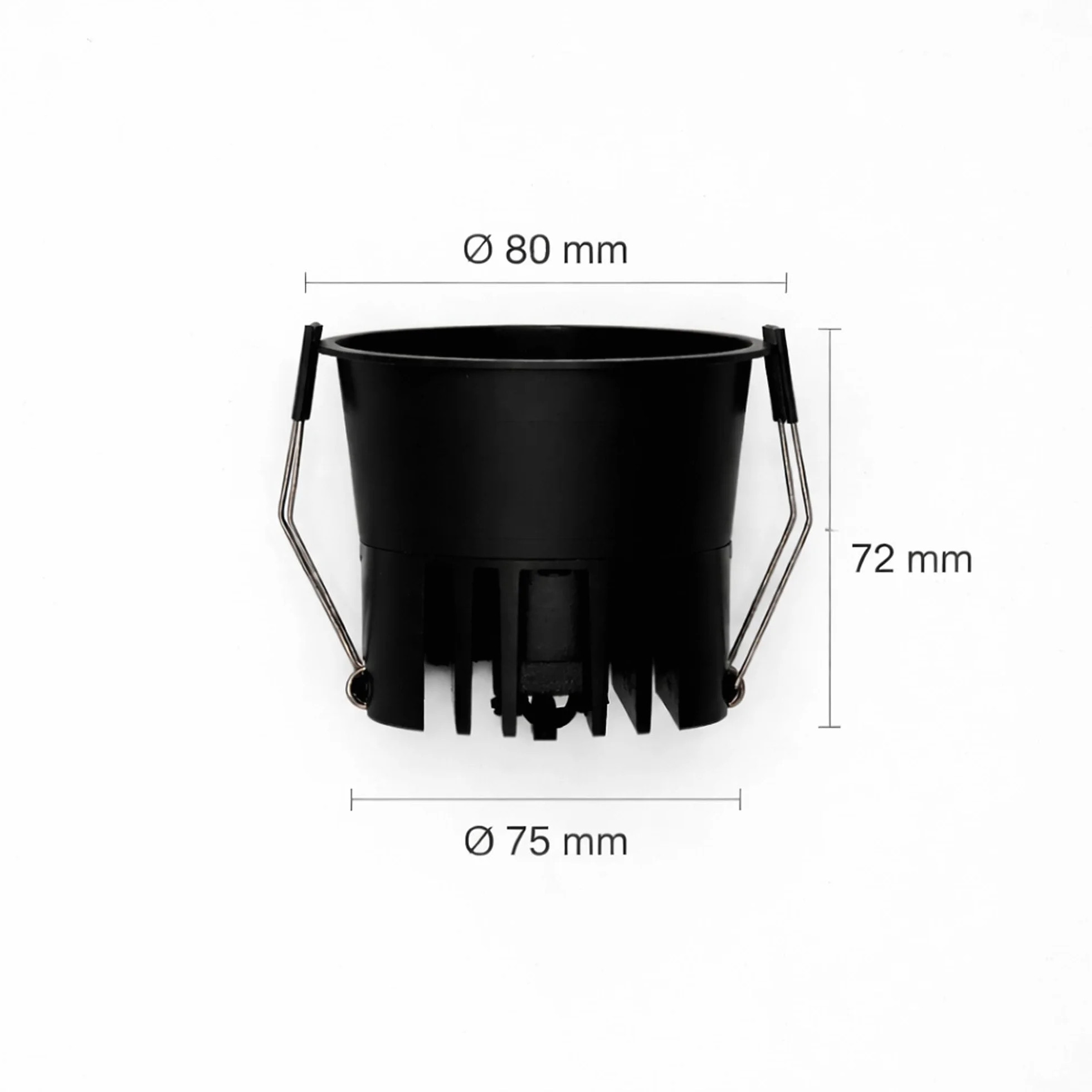 EKEY LUMENMEISTER EDGE-LE-B-12-TW Tunable White (HCL) reflektor punktowy do zabudowy w zestawie ze sterownikiem AIDimming PE-L12DCA DALI-2 DT8 LED (prąd stały)
