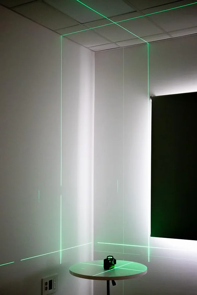 COFAN NIVEL LÁSER AUTONIVELANTE 30 M 3 X 360°, dla profesjonalistów i majsterkowiczów, idealny do warsztatu i napraw, 3 x 360