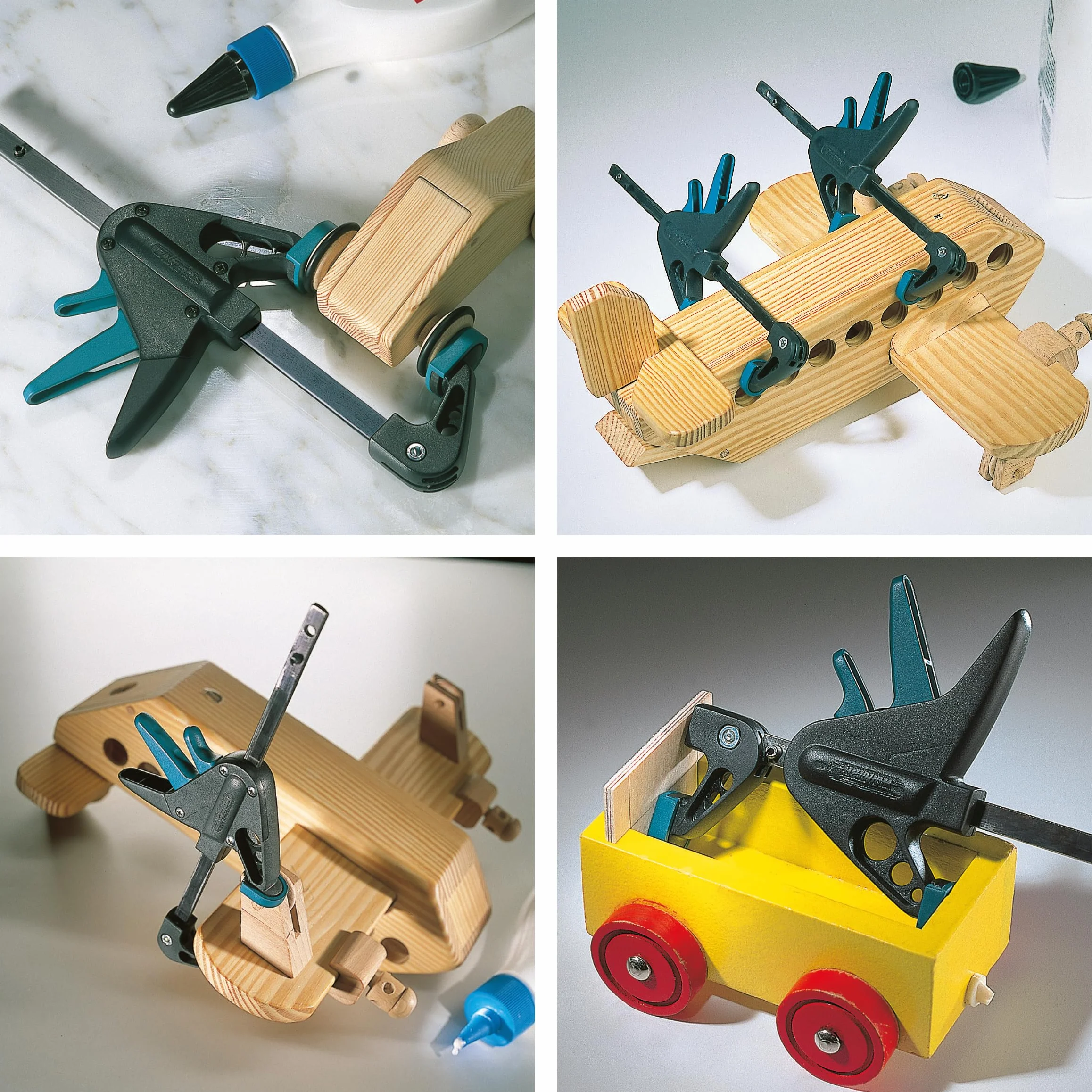 wolfcraft Miniścisk jednoręczny EHZ I 3455100 I Ścisk jednoręczny do modelarstwa