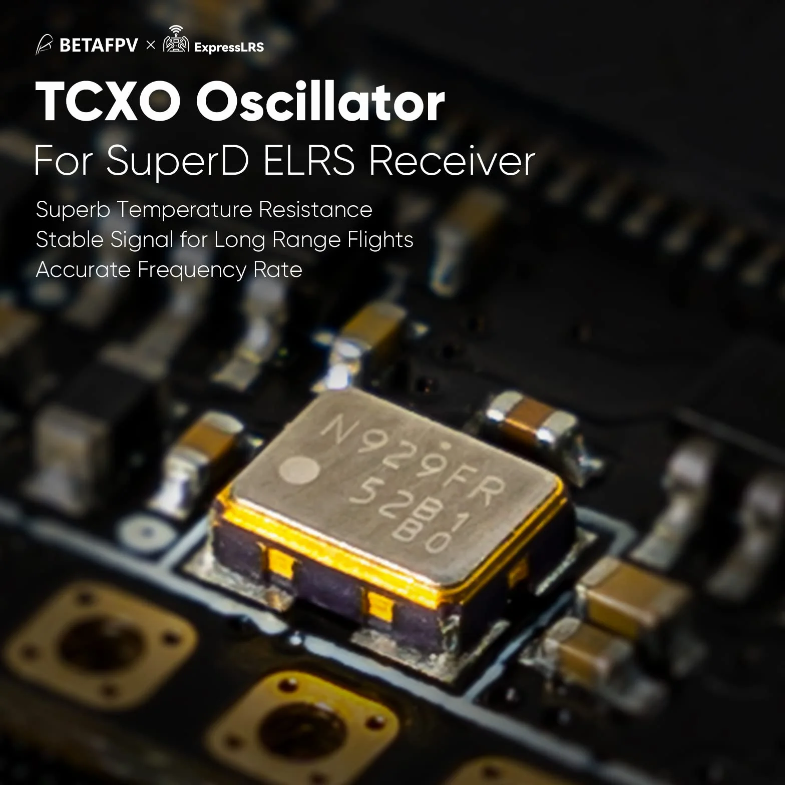 BETAFPV SuperD ELRS odbiornik różnorodności z podwójnym odbiornikiem, łańcuch z 2 antenami, TXCO Tech Support, protokół CRSF, latający aerial