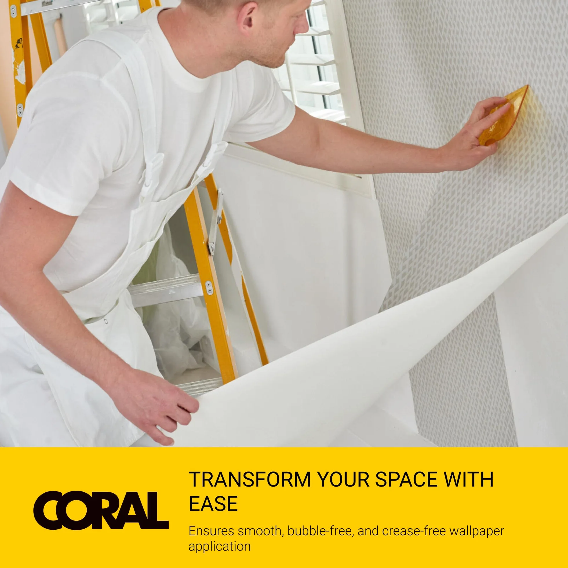 Coral 69500 Paperwiz narzędzie do tapetowania 3 w 1, oryginalny, żółty