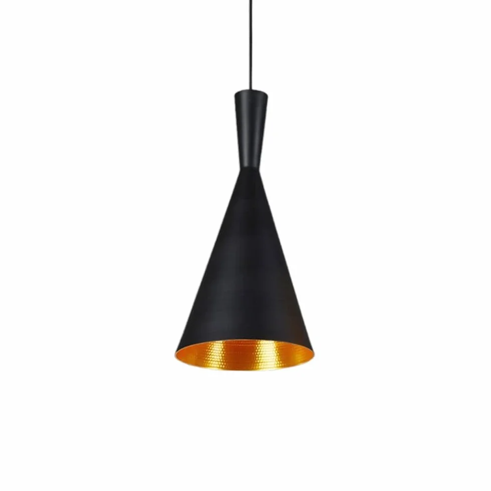 Retro Industrial Style LED Lampa wisząca Regulowana wysokość Metal Sufit Restauracja Bar Dekoracja Oświetlenie Wnętrza (Color : Black, Size C)