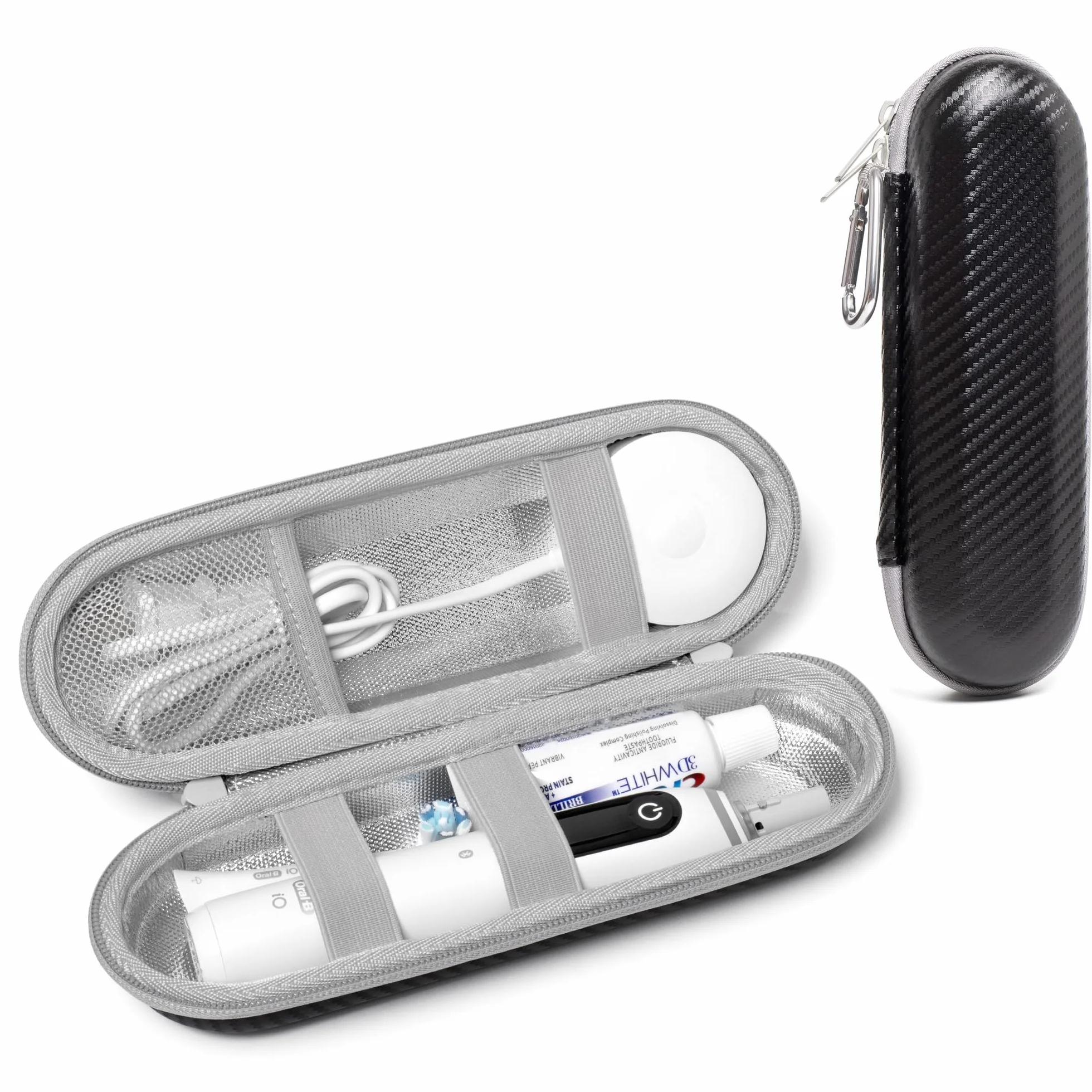 Nincha Twardy futerak na elektryczną szczoteczka do zębów – do Oral-B iO/Pro/Smart Series, Philips Sonicare Elektryczna szczoteczka do zębów