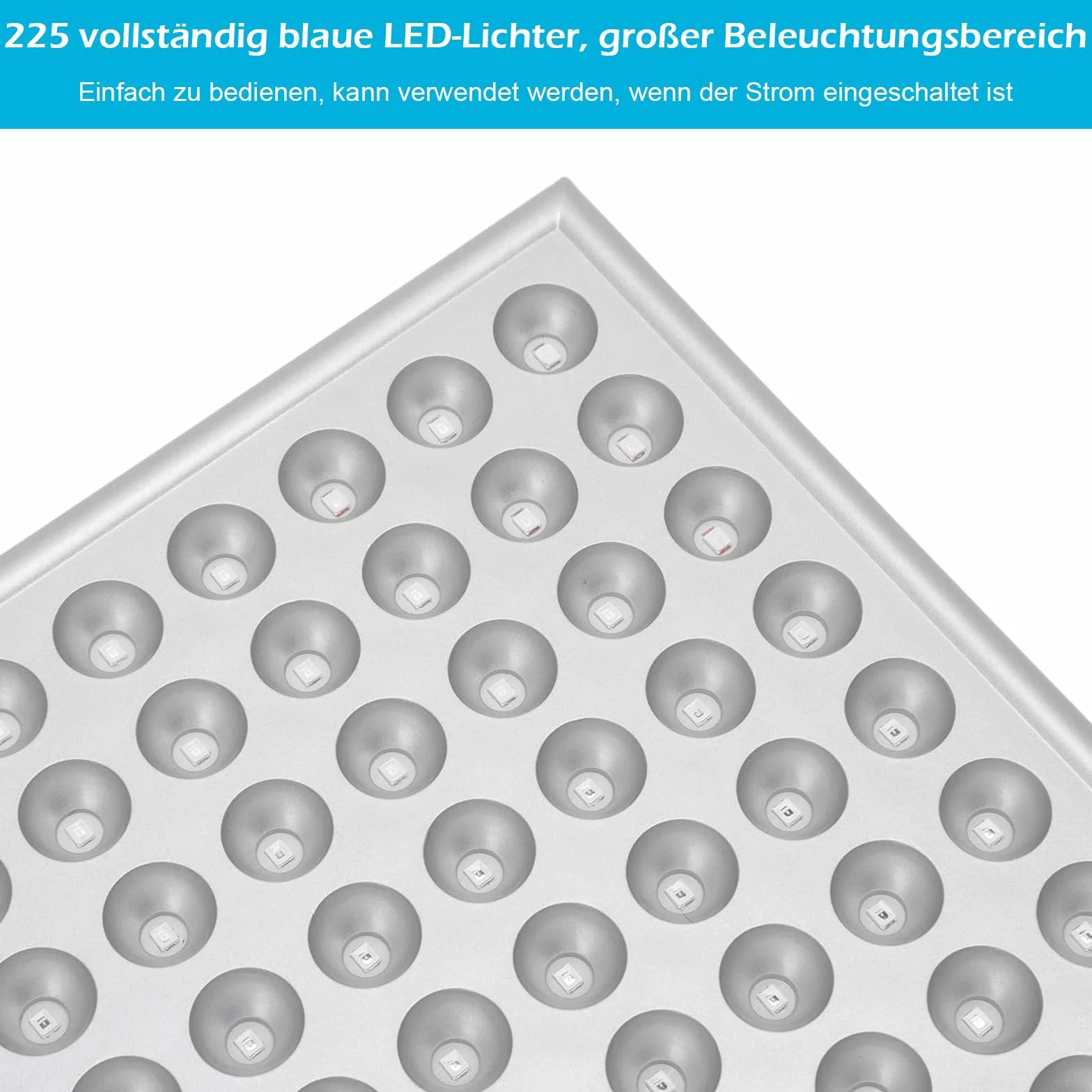 Solarium domowe z 225 diodami LED składany regulowany stojak do twarzy i ciała
