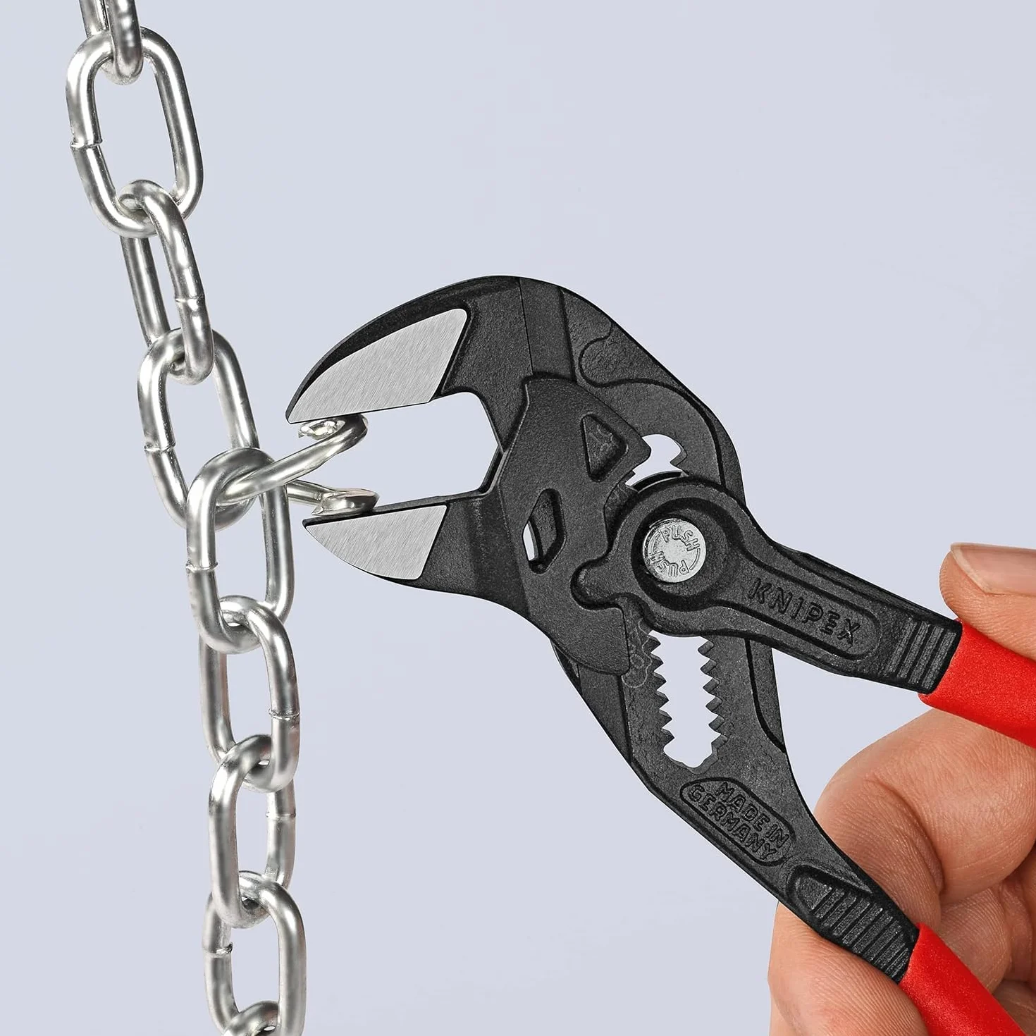 KNIPEX Szczypce-klucz 86 01 180 SB fosforanowana, antypoślizgowa