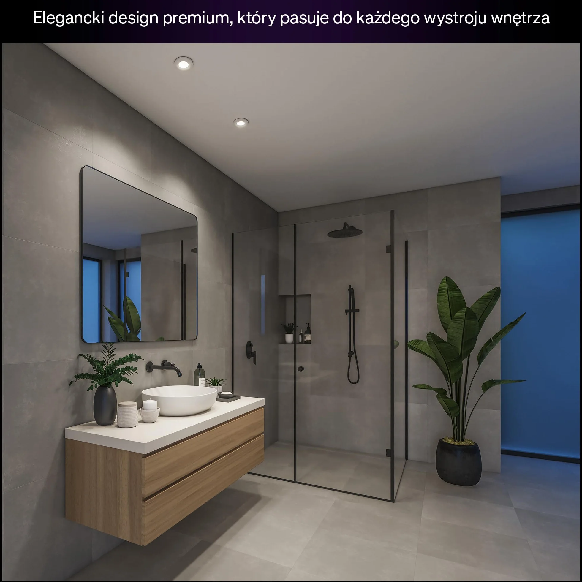 Philips Hue White Ambiance Adore reflektor wpuszczany, 1 opakowanie, Biały