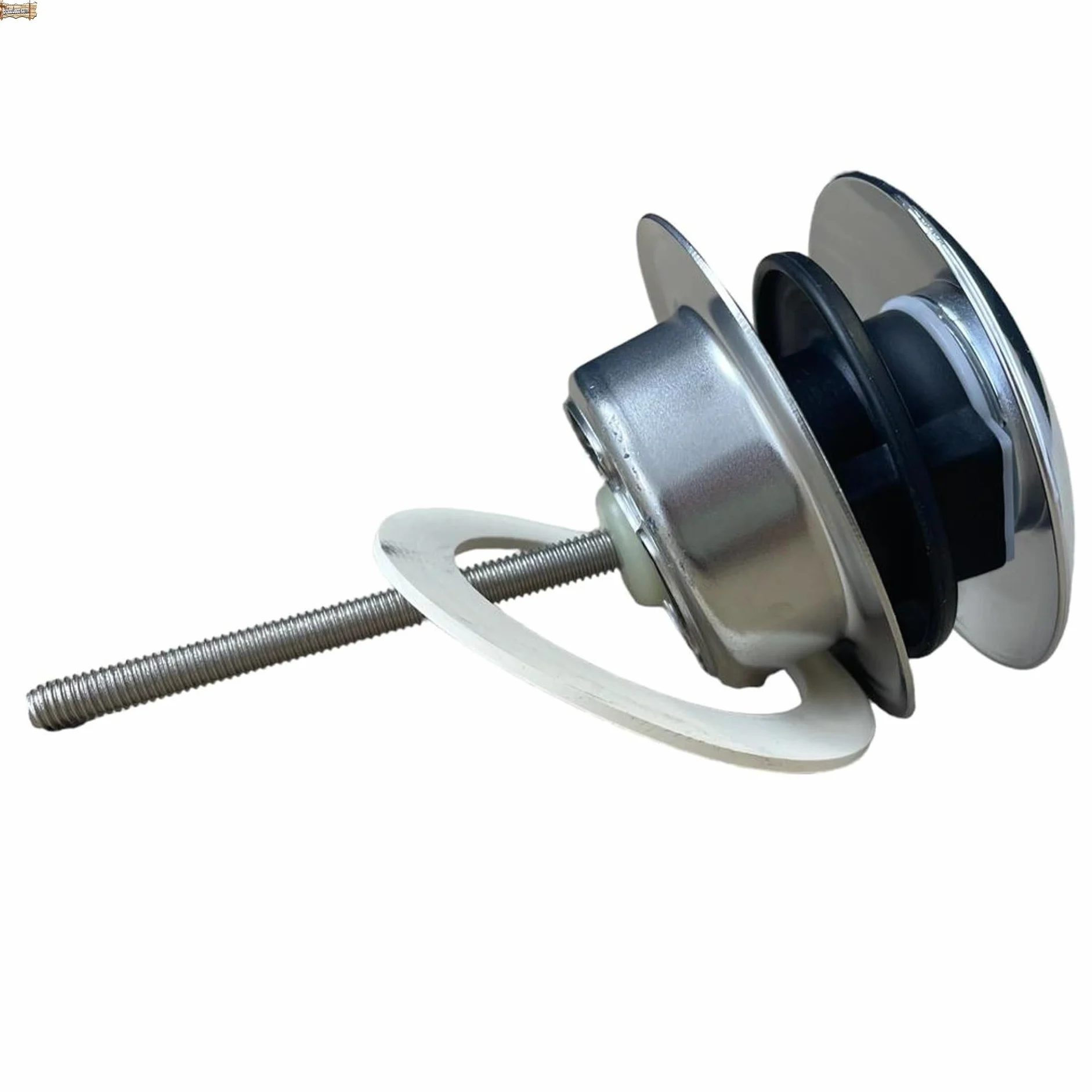 BricoLoco.com Click clack uniwersalny korek umywalkowy 5 szt. System zatrzaskowy mechanizm zatrzaskowy do konwersji konwencjonalnej nasadki kratki na zawór Click clack umywalka wanna zlew (5)