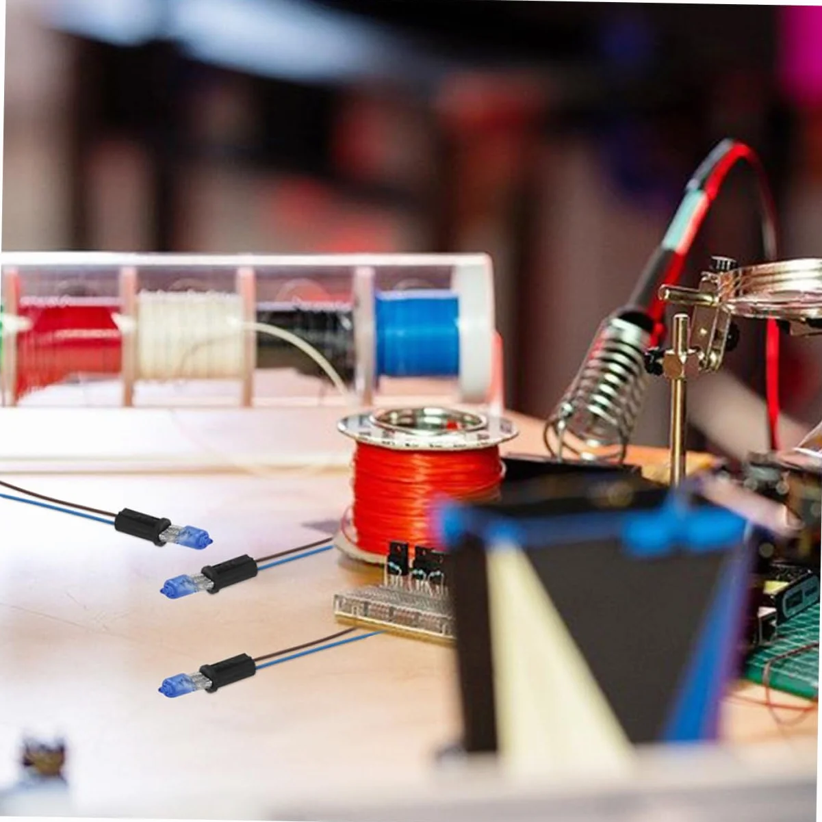 Gadpiparty 6 Szt. Mini G4 Gniazdo Żarówki Plastikowa Oprawka Lampy Niskonapięciowa Podstawa Żarówki LED G4 Gniazdo Żarówki Podstawa Lampy Miniaturowe Podstawy