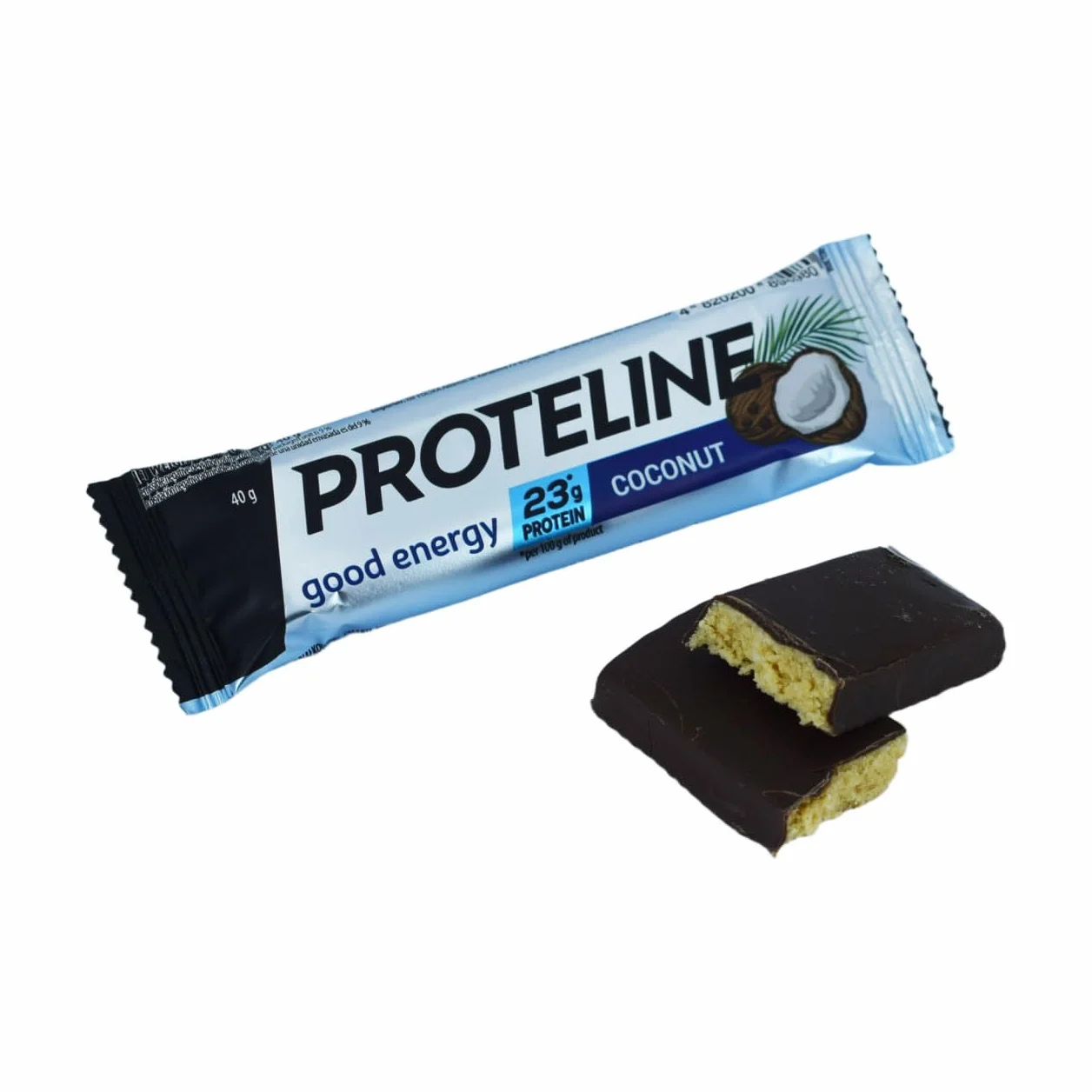 Baton Proteinowy Kokos 24×40 g ProteLine – Batony Proteinowe 23% Białka