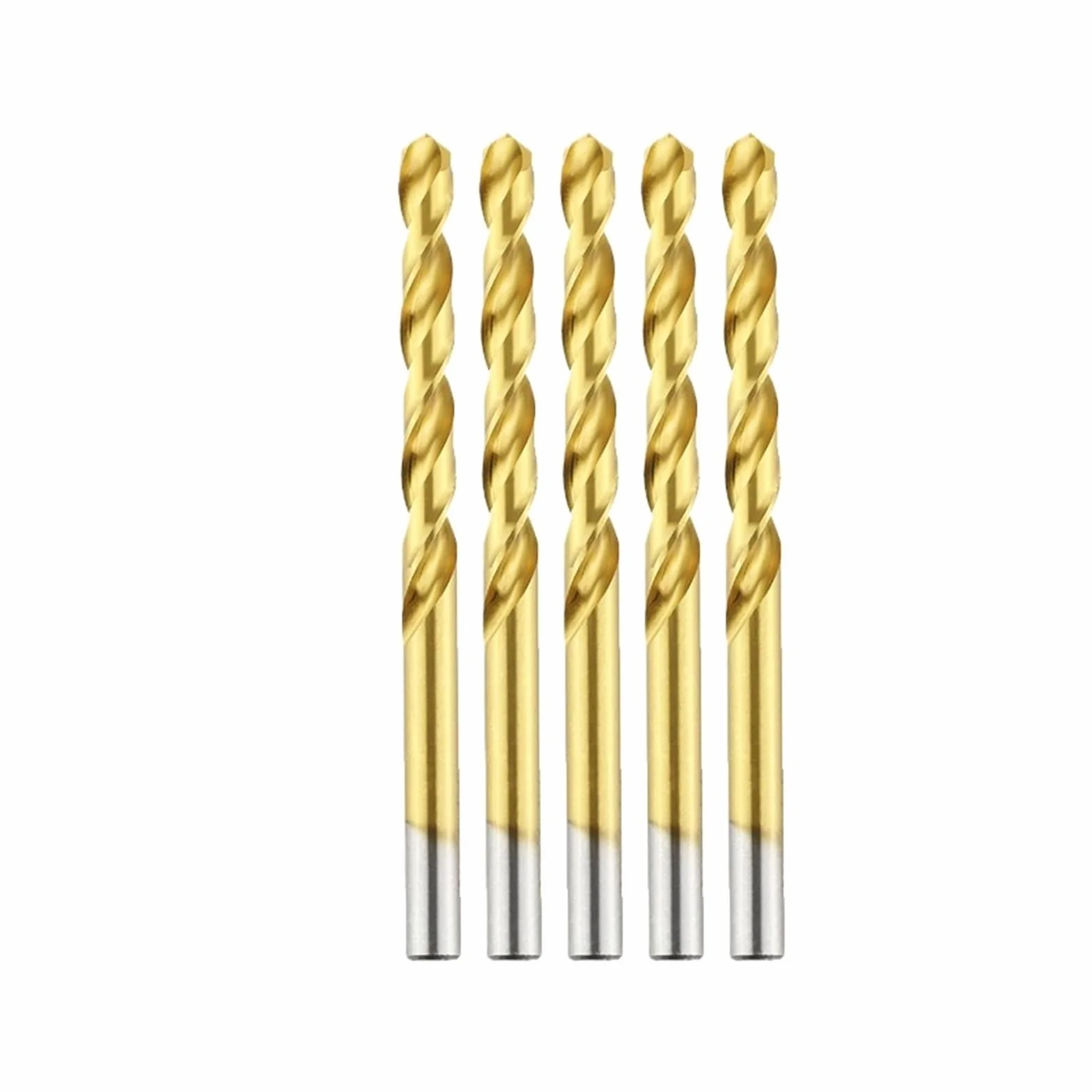 5 szt. Kobaltowe wiertło kręte ze stali szybkotnącej Wiercenie Zestaw narzędzi ze stali nierdzewnej Metal(6.0mm)