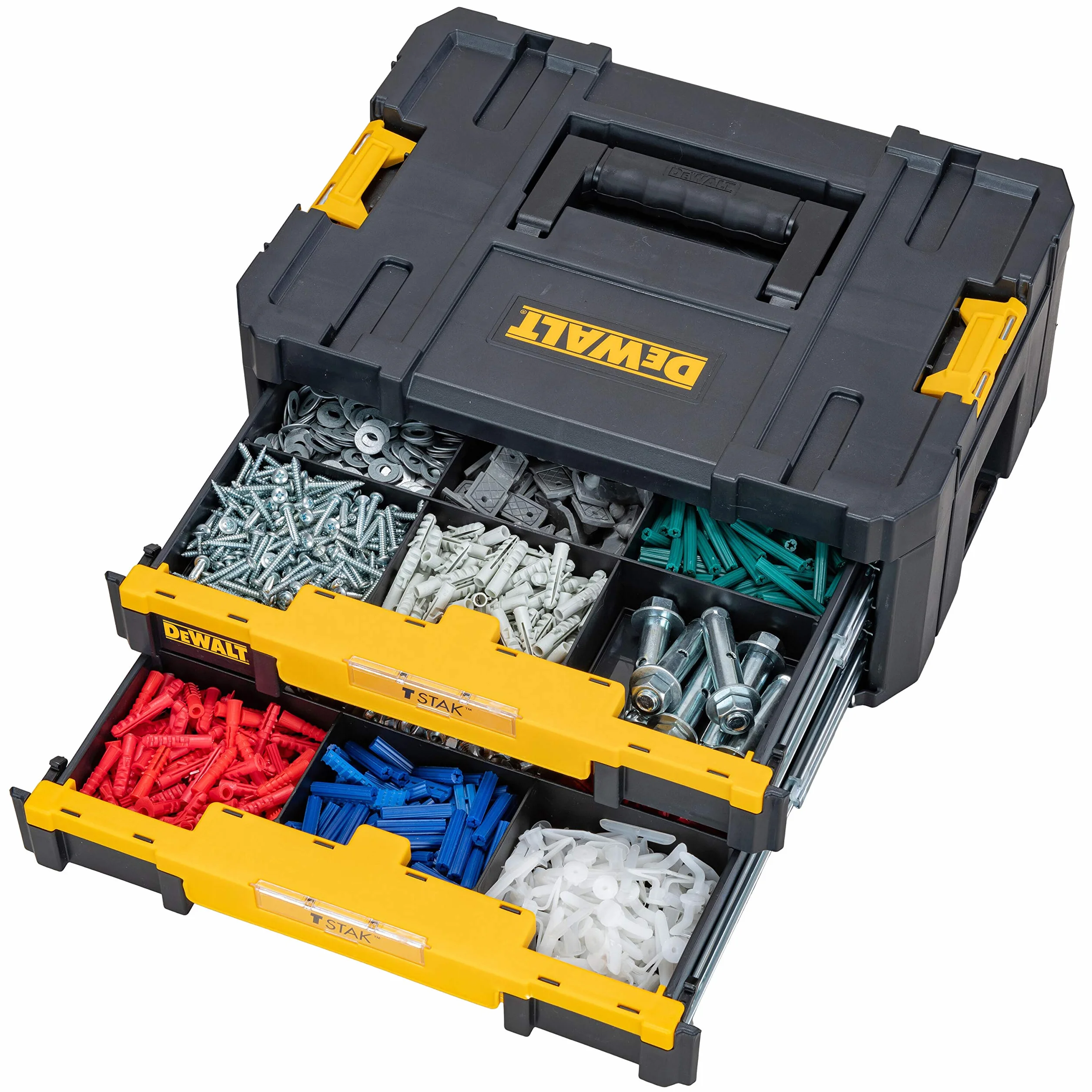 Dewalt Tstak-Box Iv Walizka Systemowa, Czarny/Żółty, 440 x 314 x 176 mm