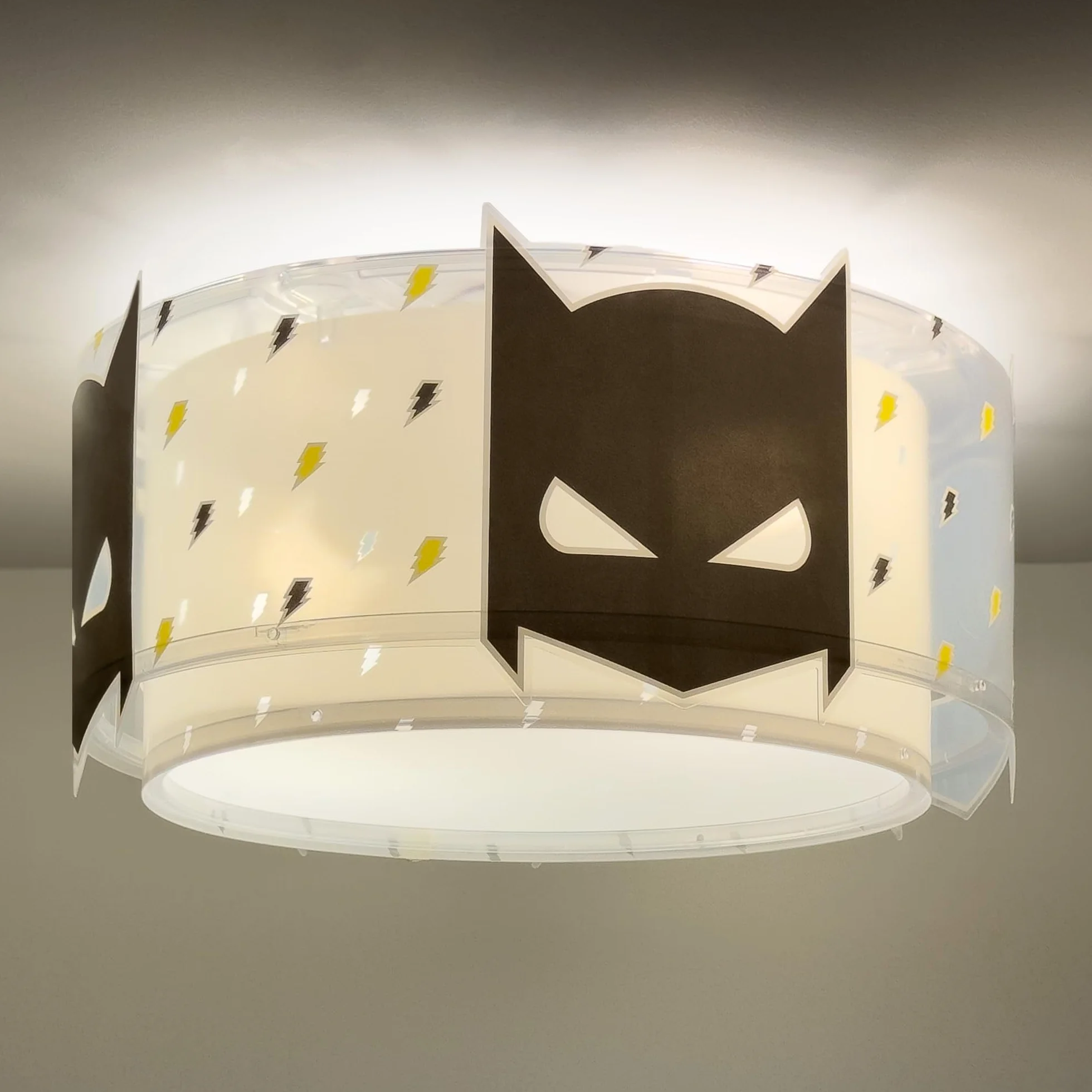 Dalber Lampa sufitowa dla dzieci Dark Hero Superhero