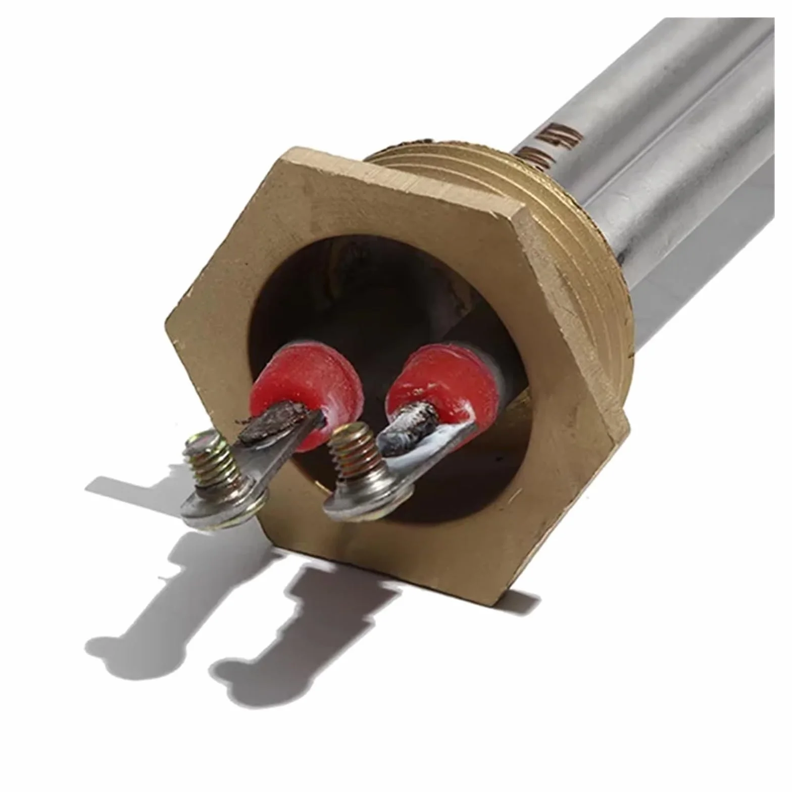 rurowy element grzejny, Rura grzewcza ze stali nierdzewnej o średnicy 1 cala/32 mm/DN25 z miedzianą głowicą(220V,2KW 210mm)