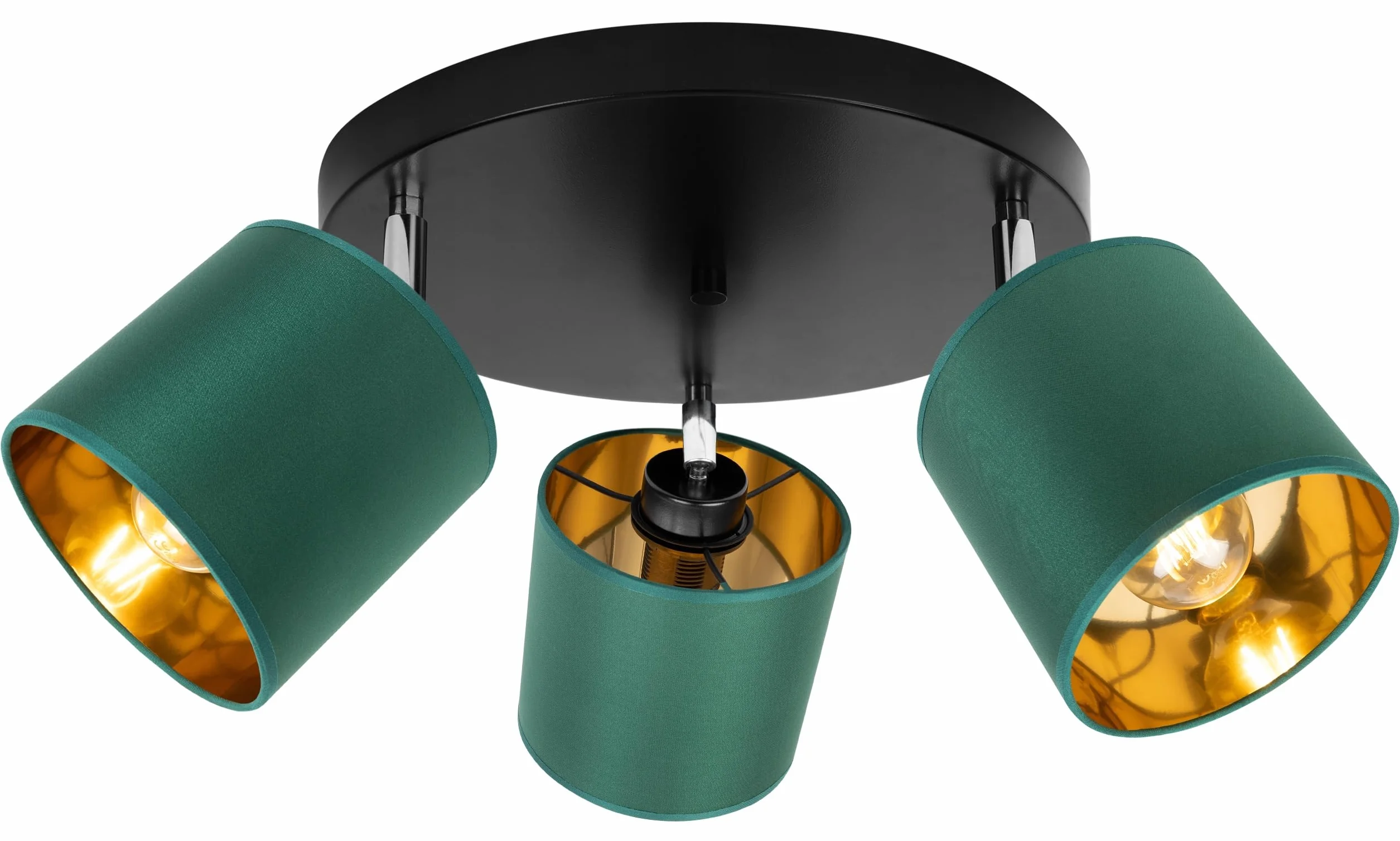 Lampa wisząca sufitowa żyrandol złota plafon LED – Nowoczesna lampa sufitowa LED do salonu, sypialni i kuchni