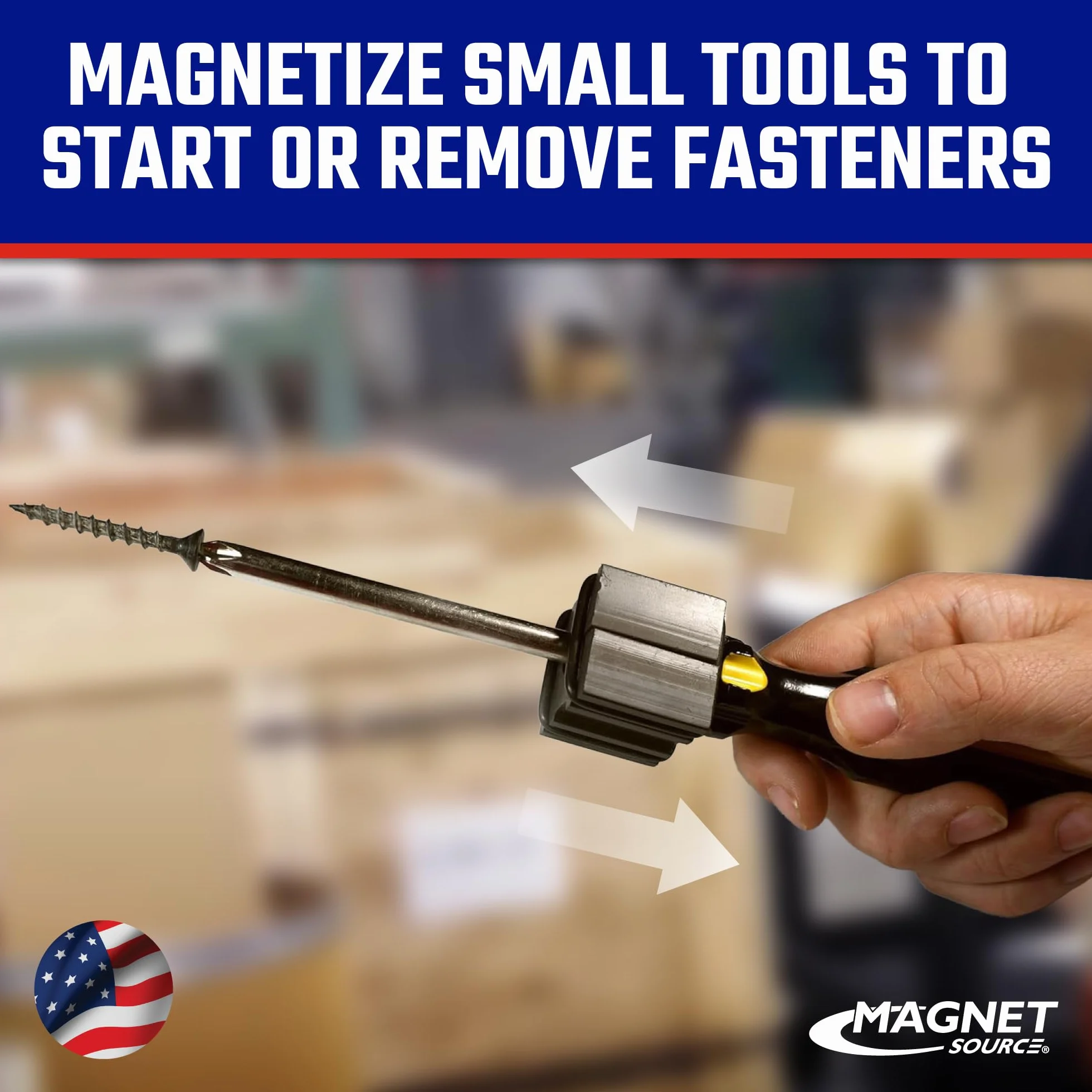 Master Magnetics Screwdriver Magnetizer-Demagnetizer - Blue, Pack of 4, 07524X4