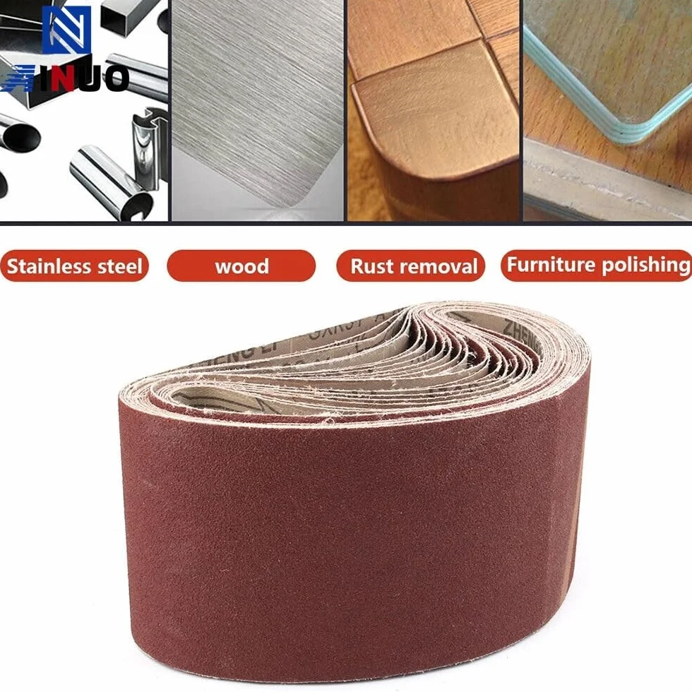 Szlifierka taśmowa, Taśmy szlifierskie 610x100mm Taśma szlifierska Papier ścierny Pas Akcesoria do szlifierek taśmowych polerowania metalu 1 szt(150)