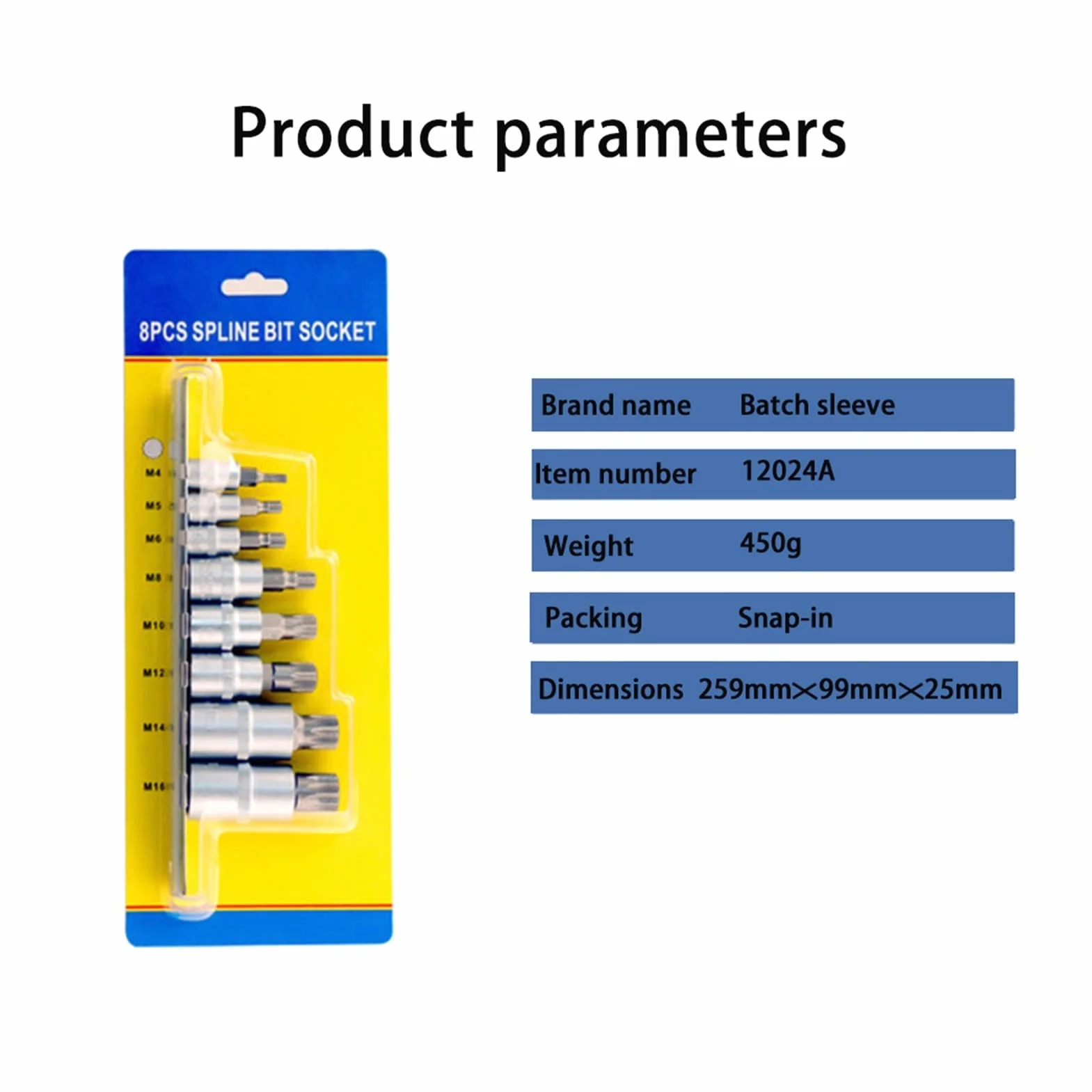 8 szt. 1/4" 3/8" 1/2" Zestaw nasadek Torx, adapter imbusowy, bity wielowypustowe, głowica uniwersalna do klucza dynamometrycznego, grzechotka, klucz nasadowy, uchwyt wiertarski