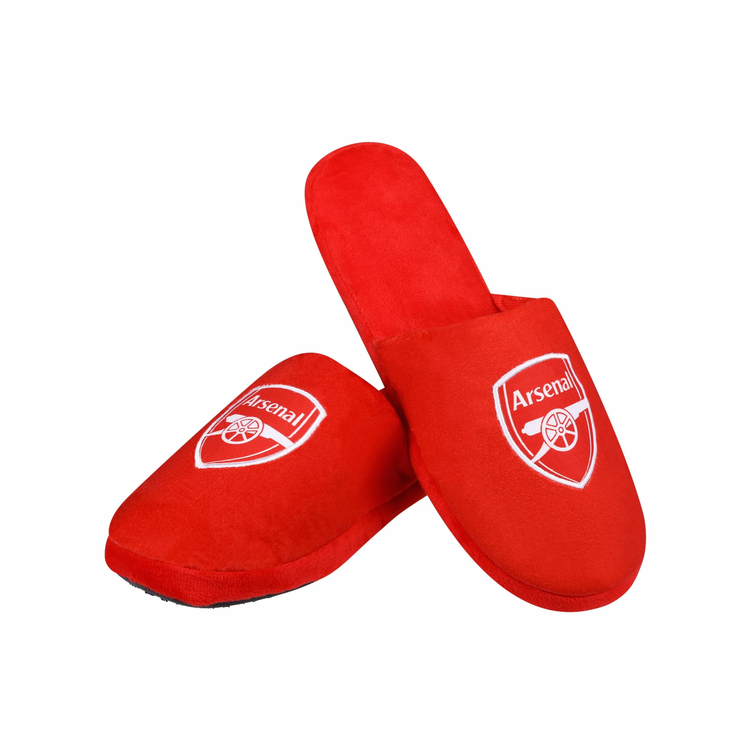 FOCO Oficjalnie licencjonowane męskie kapcie piłkarskie Arsenal FC, rozmiar M 8-9, Arsenal FC, 8/9 UK