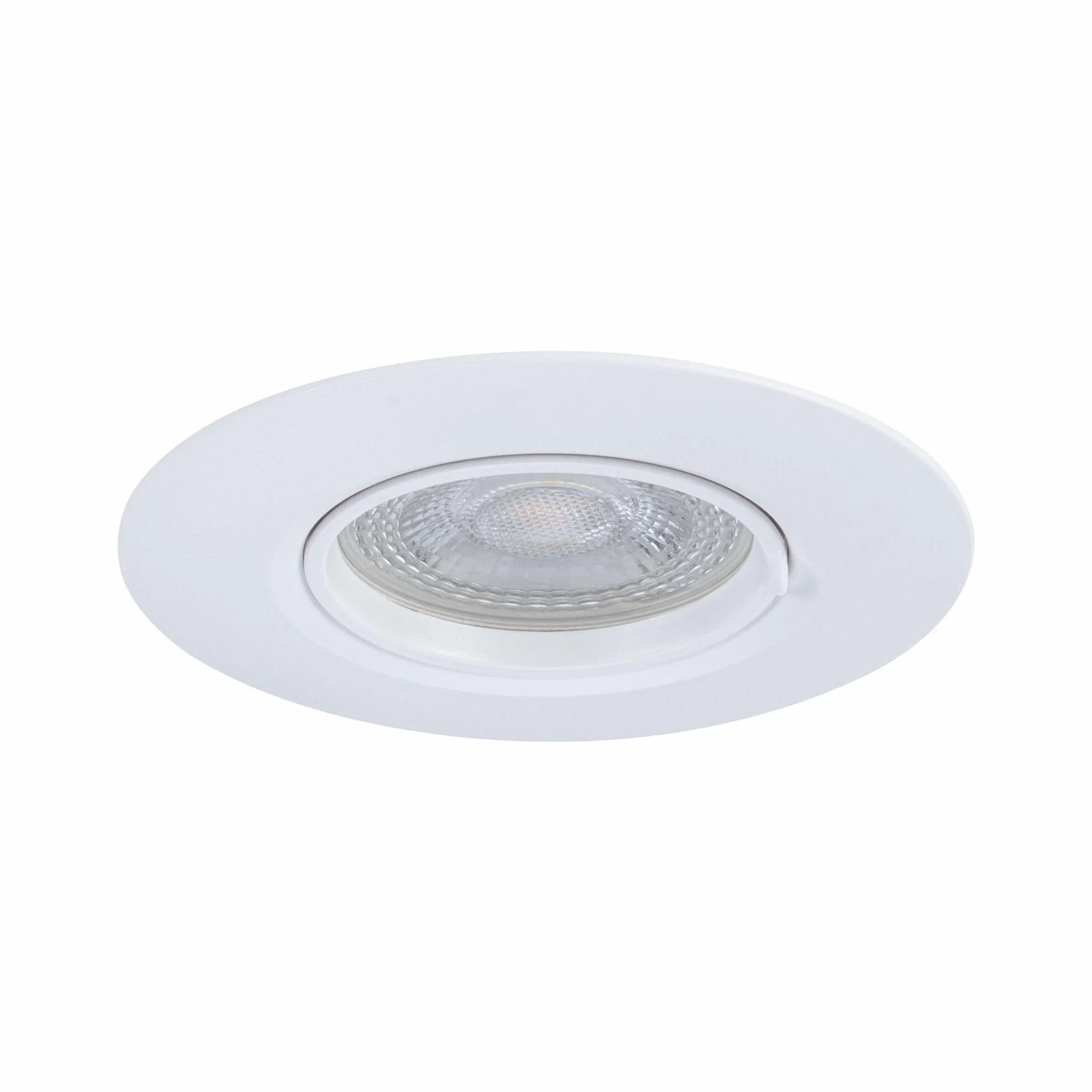 Paulmann 92112 Reflektory wpuszczane zestaw 3 stałych okrągłych 90 mm GU10 max. 3x10W 230 V Biała oprawa do zabudowy - oprawa oświetleniowa bez żarówki