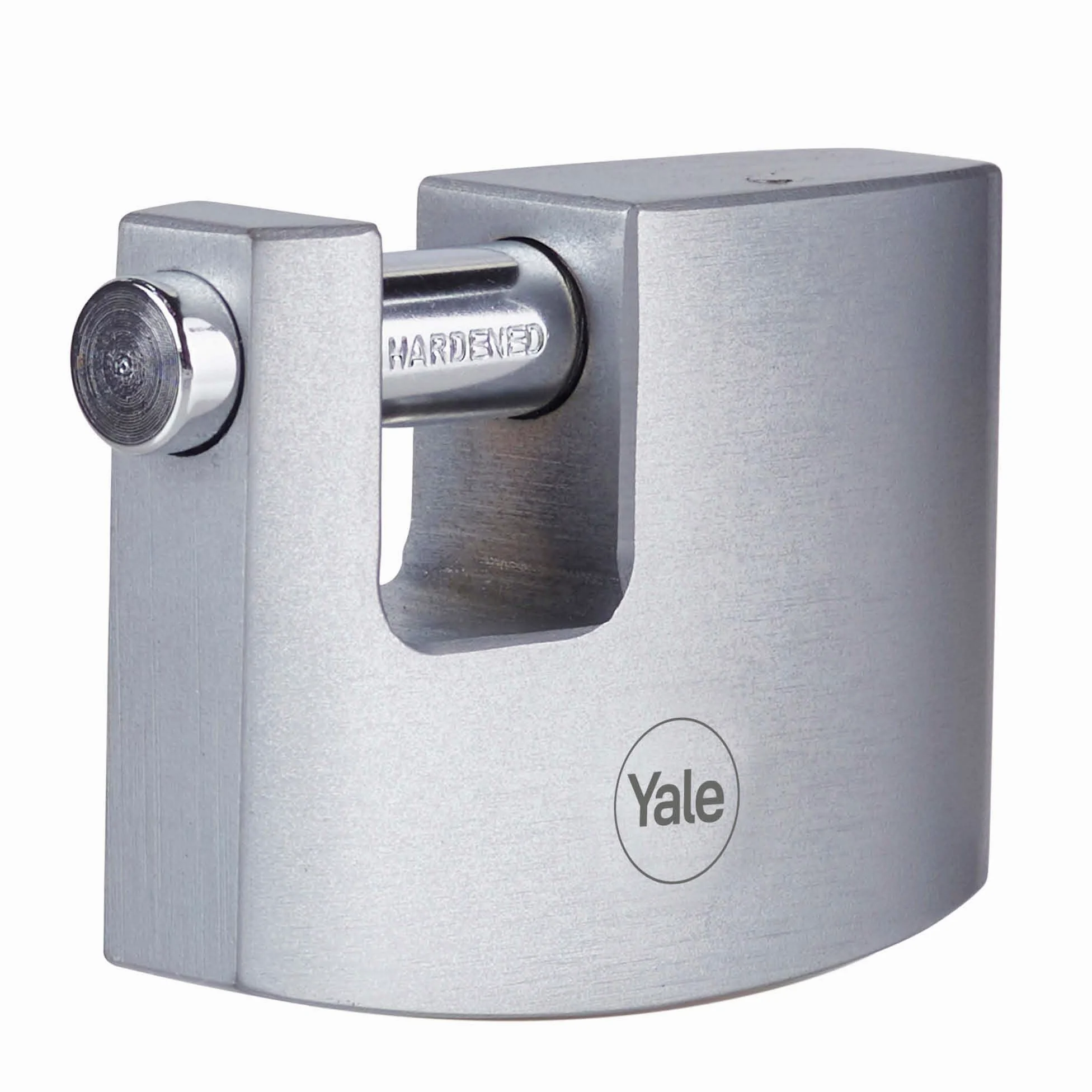 Yale Y124B/60/110/1 Kłódka Mosiężna Trzpieniowa Chromowana, Szerokość 60mm, do Użytku na Zewnątrz, Zabezpieczenie Budynków, Domków Ogrodowych i Rolet, 3 klucze, Najwyższy Poziom Bezpieczeństwa