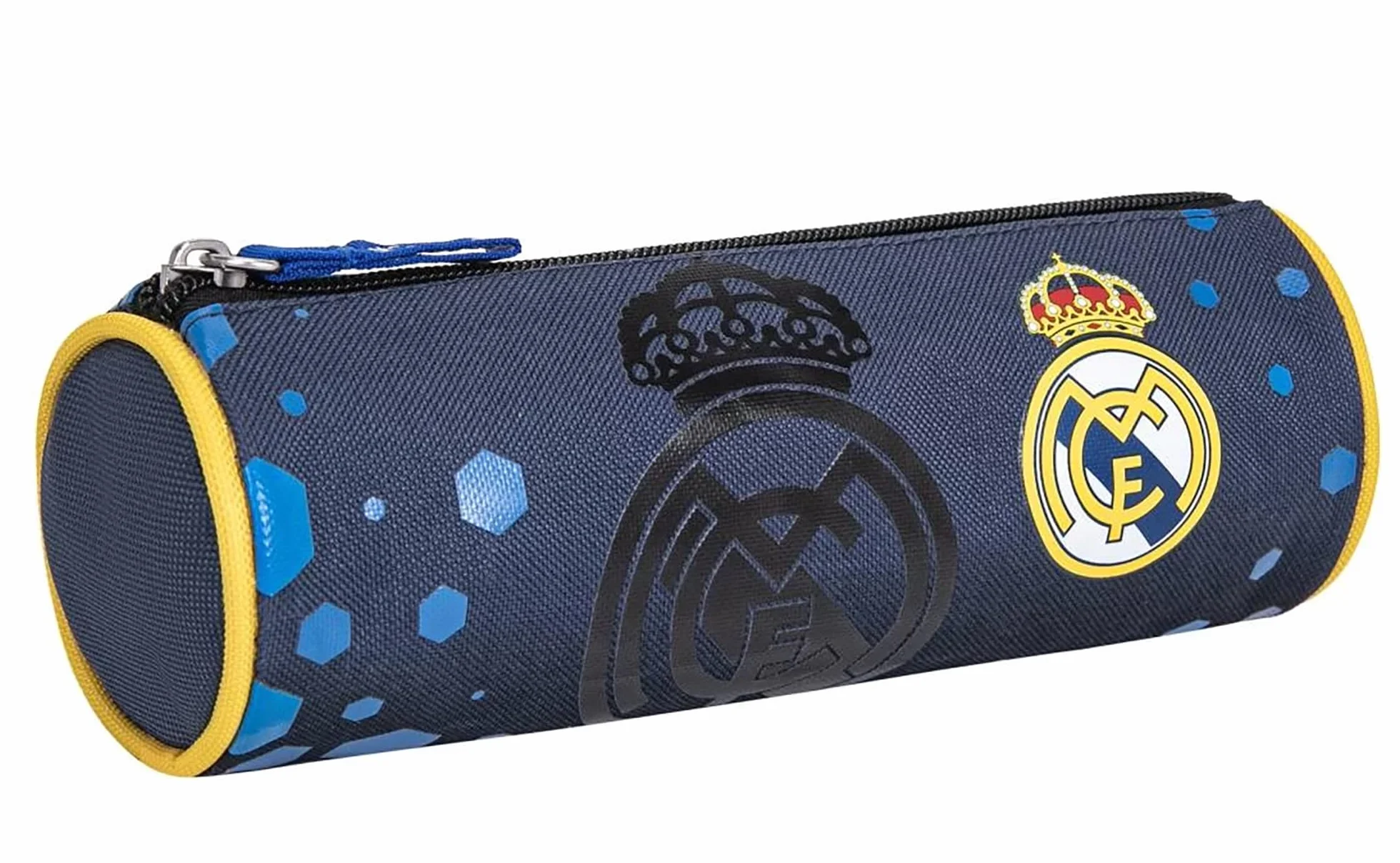 Real Madrid Prawdziwy piórnik szkolny - oficjalna kolekcja, Kolor: wielokolorow, 7 x 21 x 7 cm, Piórnik szkolny