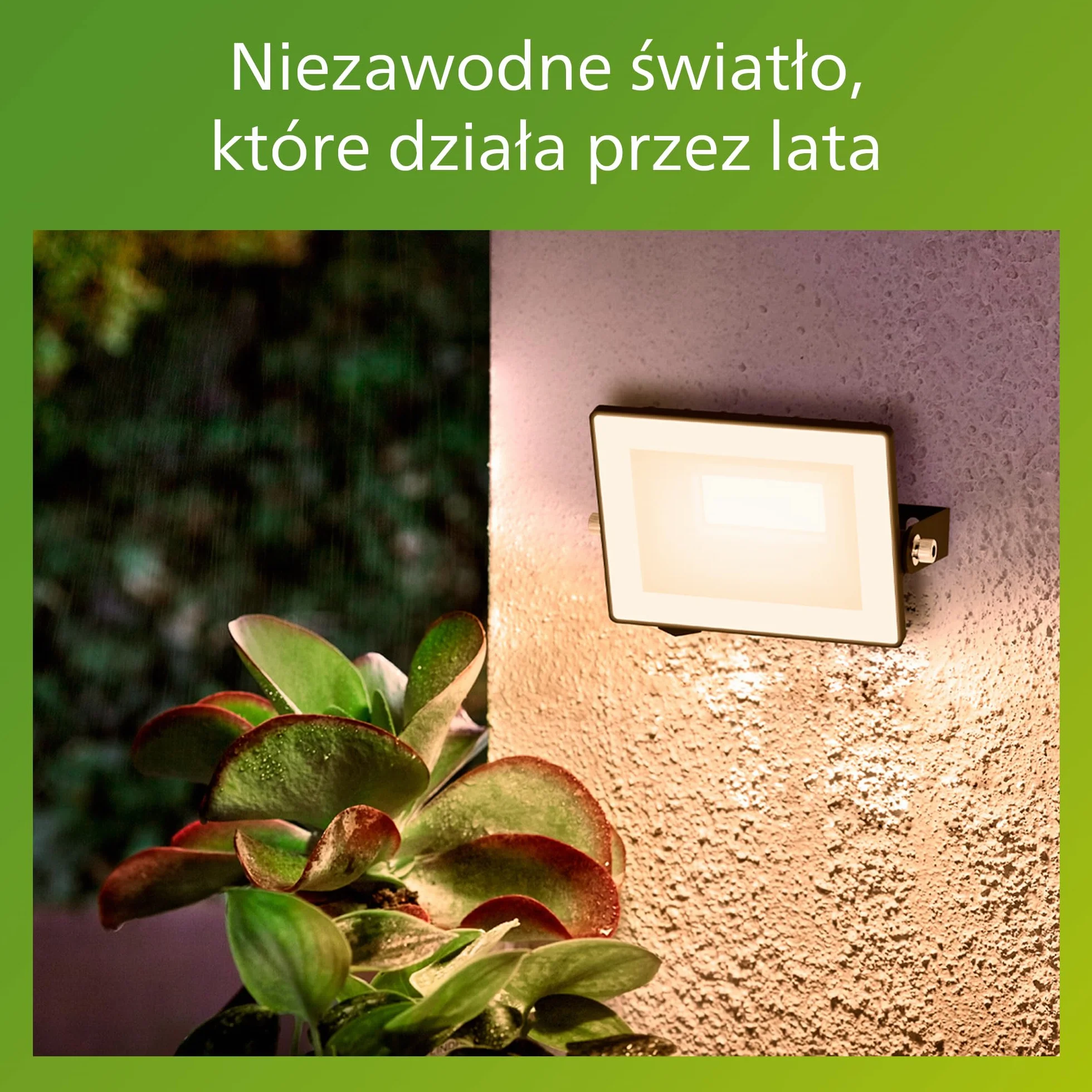 Philips Lois Zewnętrzna Lampa Floodlight, 10 W, 3000 K, Czarna