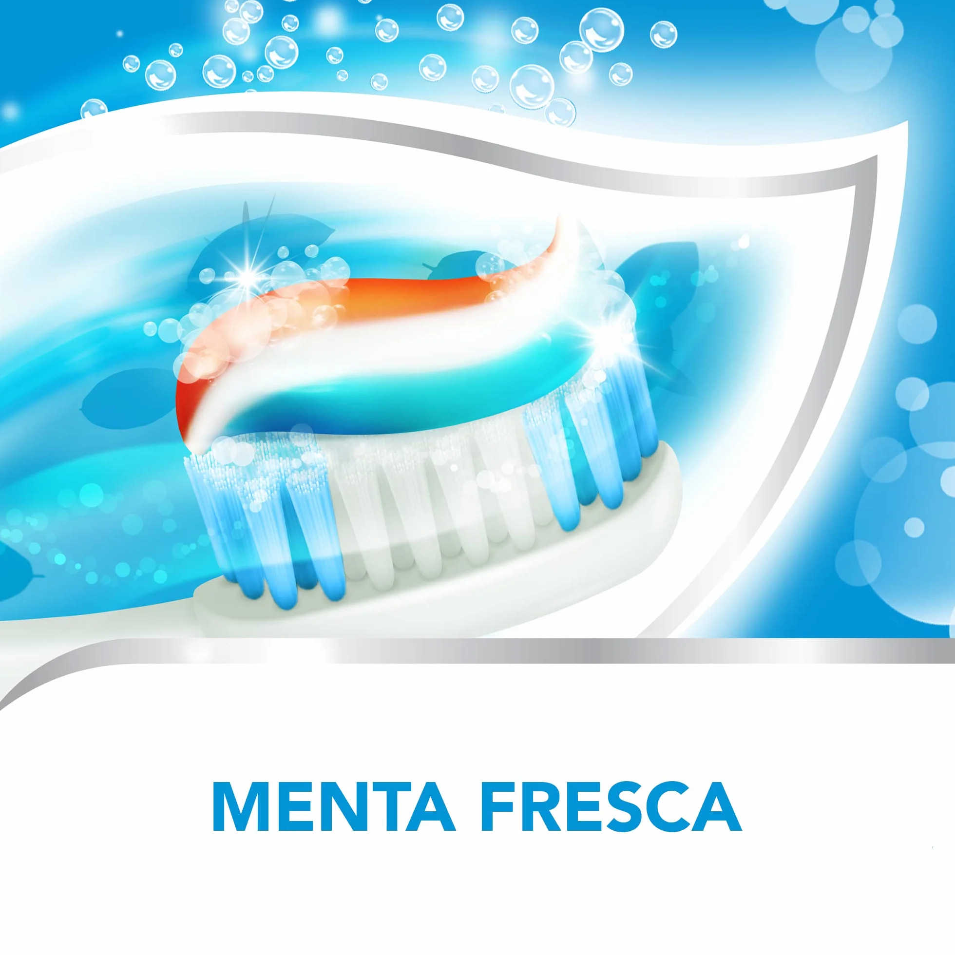 Aquafresh Potrójna ochrona, pasta do zębów 3 w 1 dla całej rodziny, silne zęby, zdrowe dziąsła, świeży oddech, świeży miętowy smak, Maxi opakowanie 6 past do zębów x75ml - 450ml