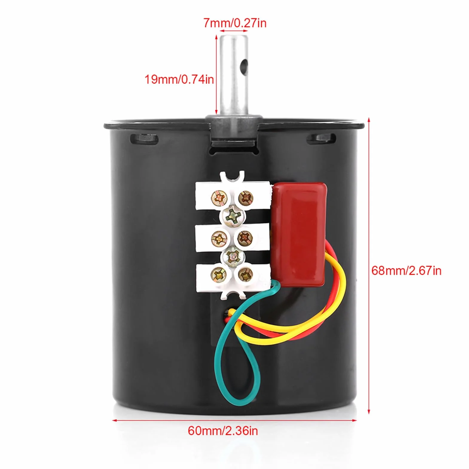 Silniki synchroniczne z magnesami trwałymi AC CW/CCW 68KTYZ 220V do DIY Generator(110RPM)