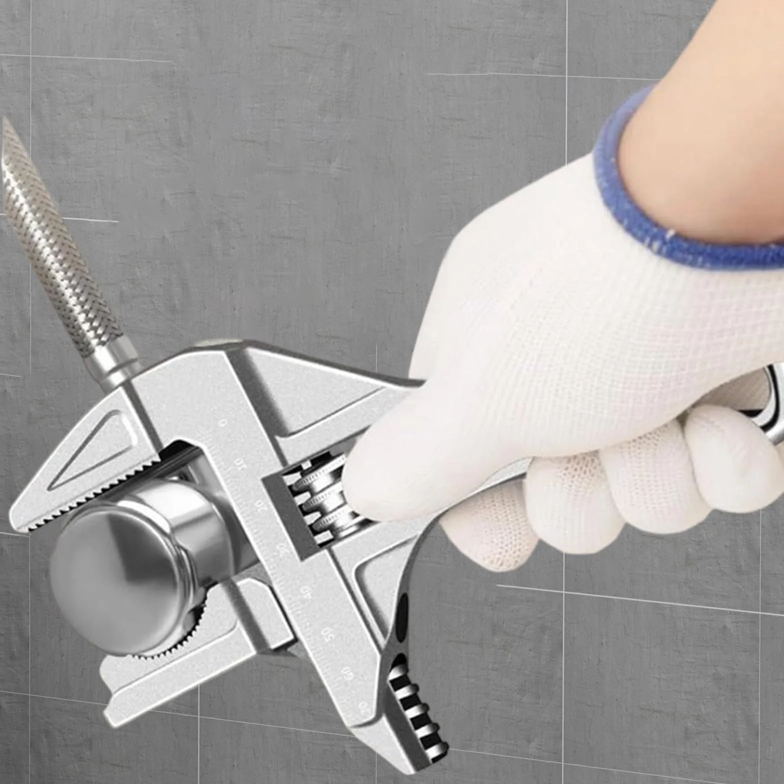 Klucz umywalkowy, regulowany 0,5-7 cm, szczypce sanitarne, narzędzia robocze do rur elektrycznych, do samochodu, hydrantu, prysznica, zaworu odpływowego, kranu, do naprawy rowerów