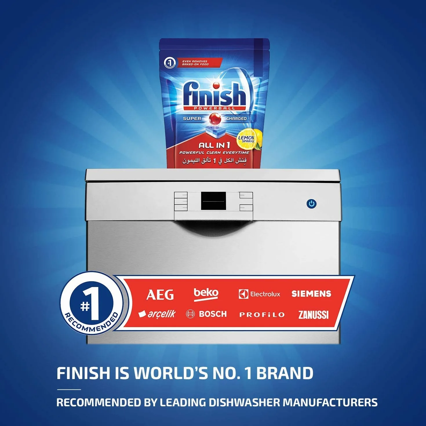 Tabletki do zmywarki FINISH Powerball All in 1 Max Fresh 94szt