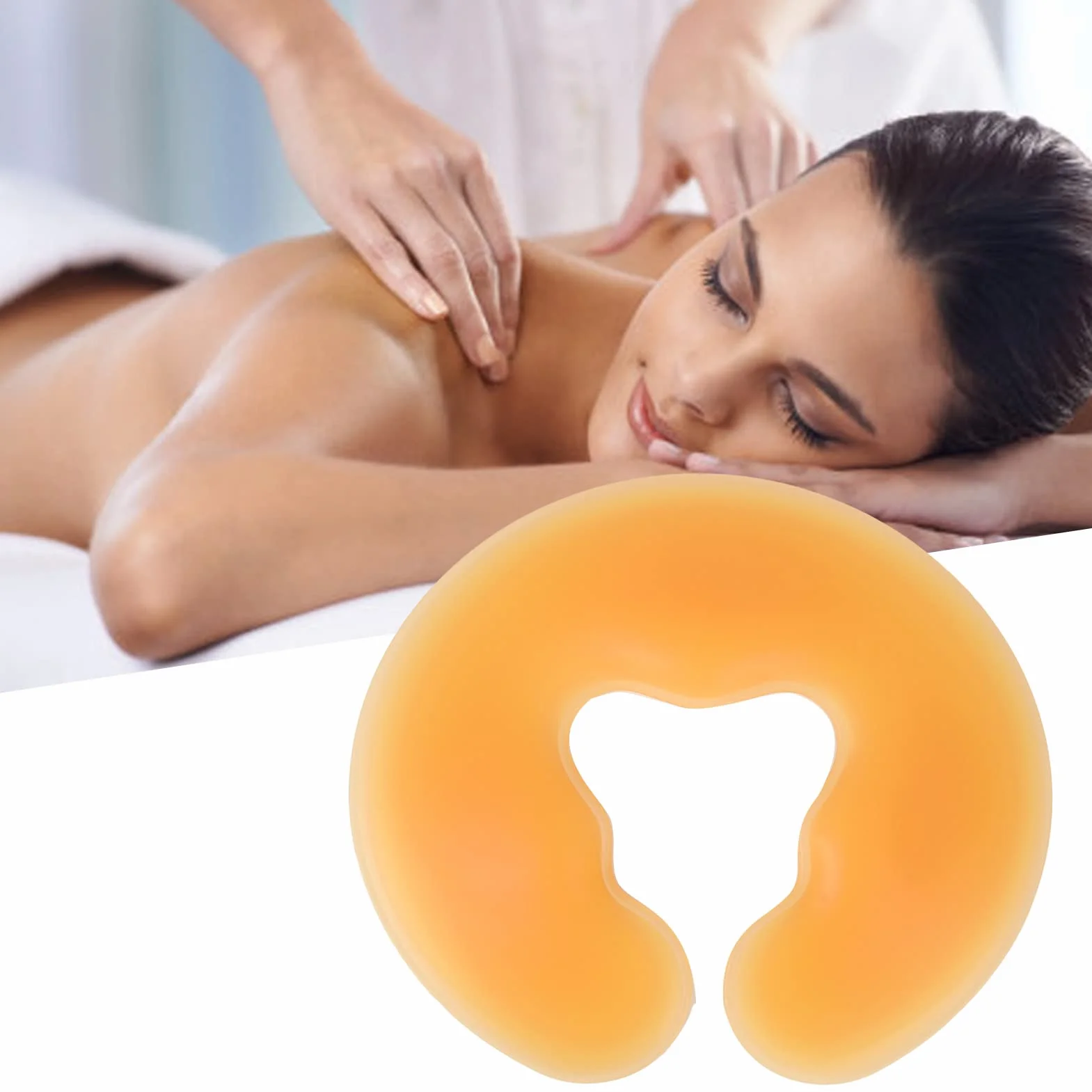 Miękki Silikonowy Masaż Twarzy Poduszka Relaksacyjna SPA Salon Kosmetyczny