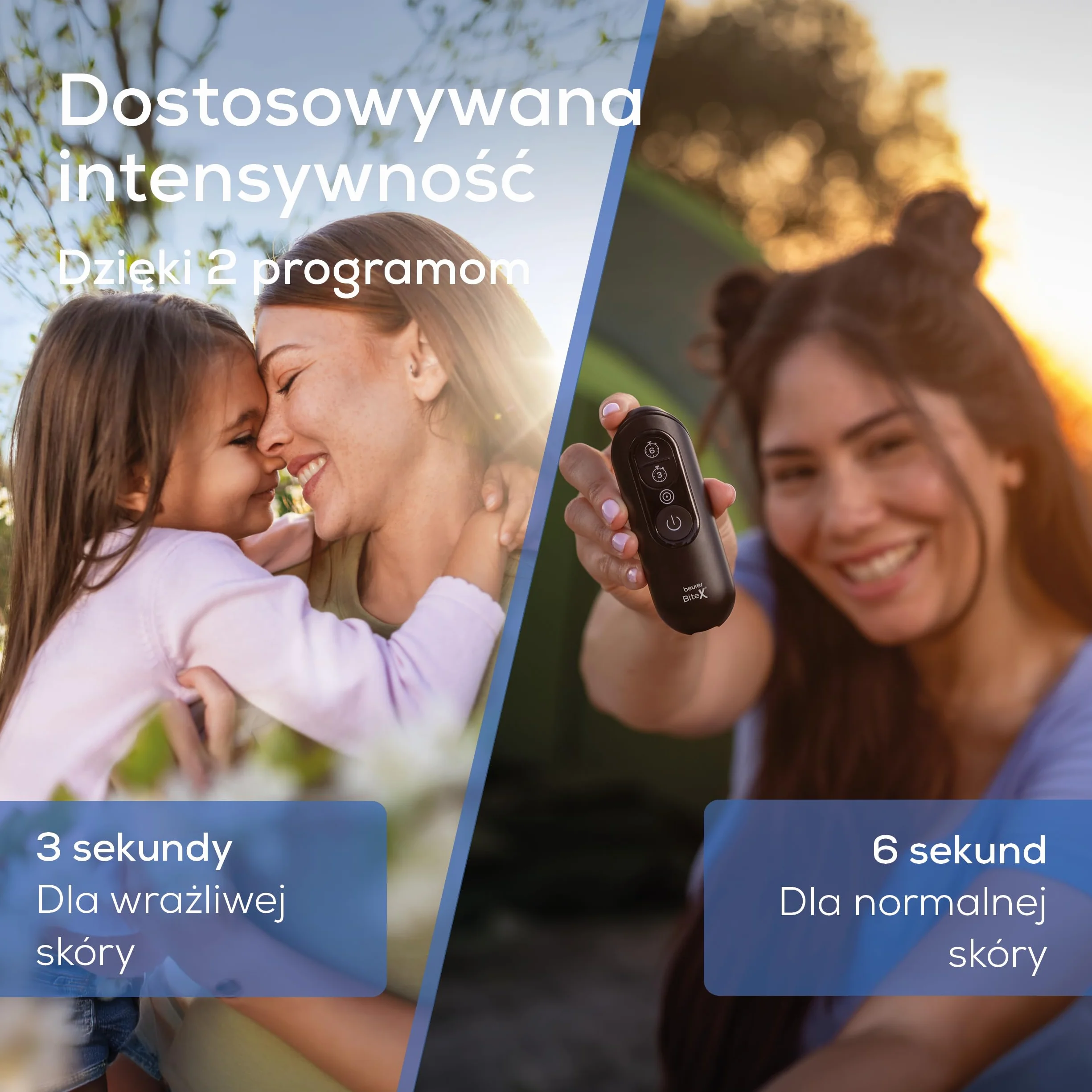Beurer BiteX Max Deep Black termiczny sztyft na ukąszenia owadów z większą powierzchnią grzewczą