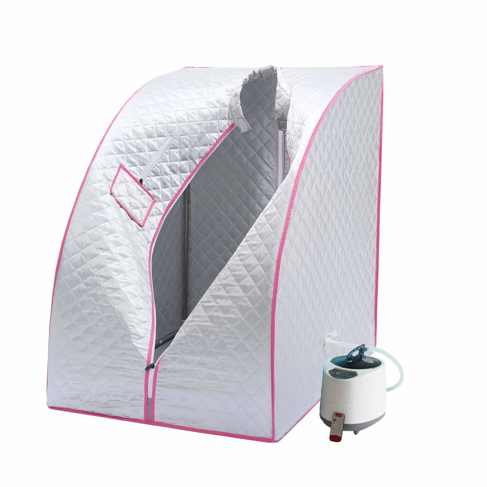 Lekka przenośna sauna parowa ozonowa na sprzedaż Relaks w domu 220V 4L 2000W Srebro