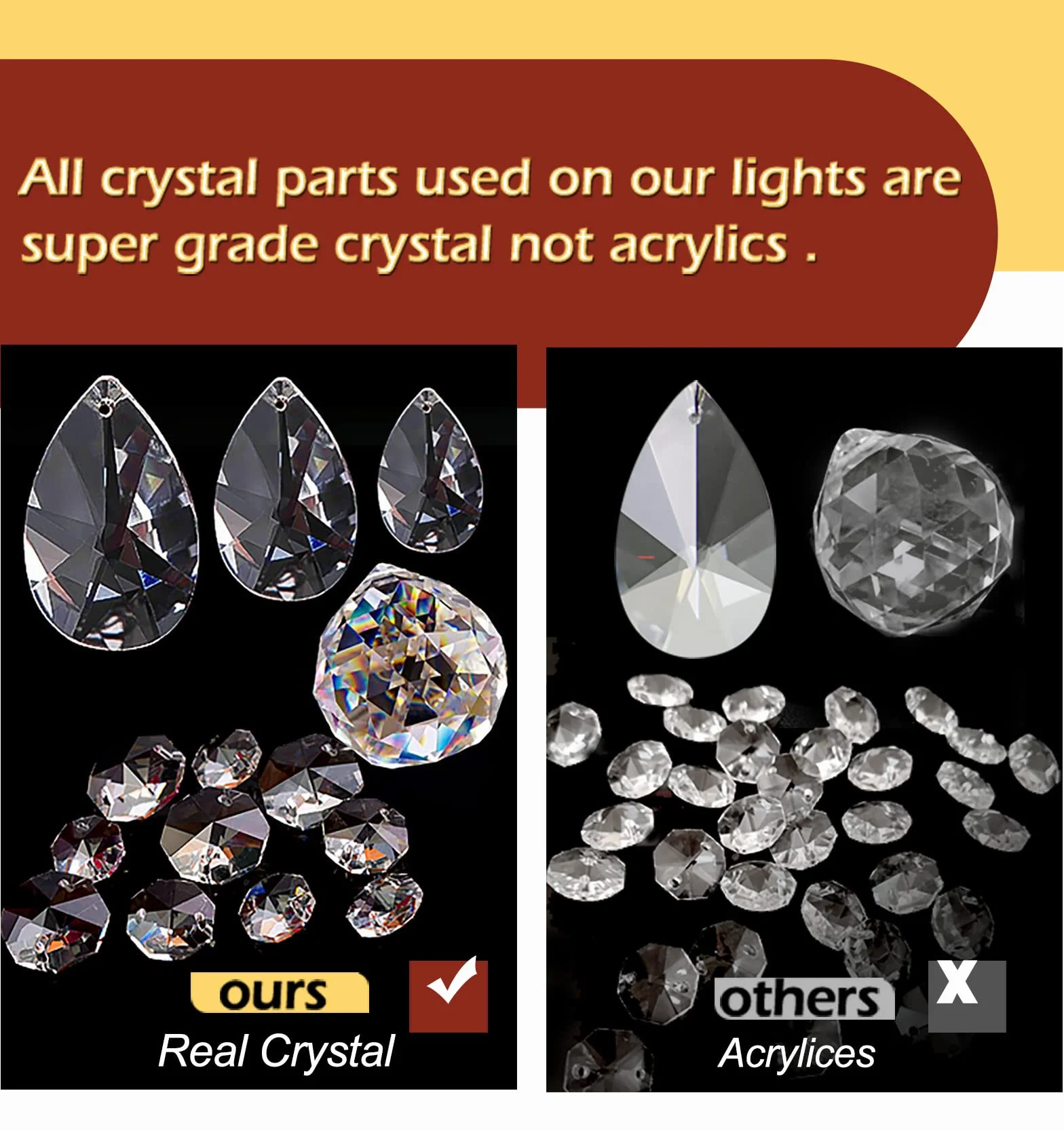 Ganeed Kryształowe żyrandole K9 Crystal Pendant Light Chandelier Lighting Fixtures Ceiling Light for Living Room Bedroom Restaurant Hallway Gold 3 Lights