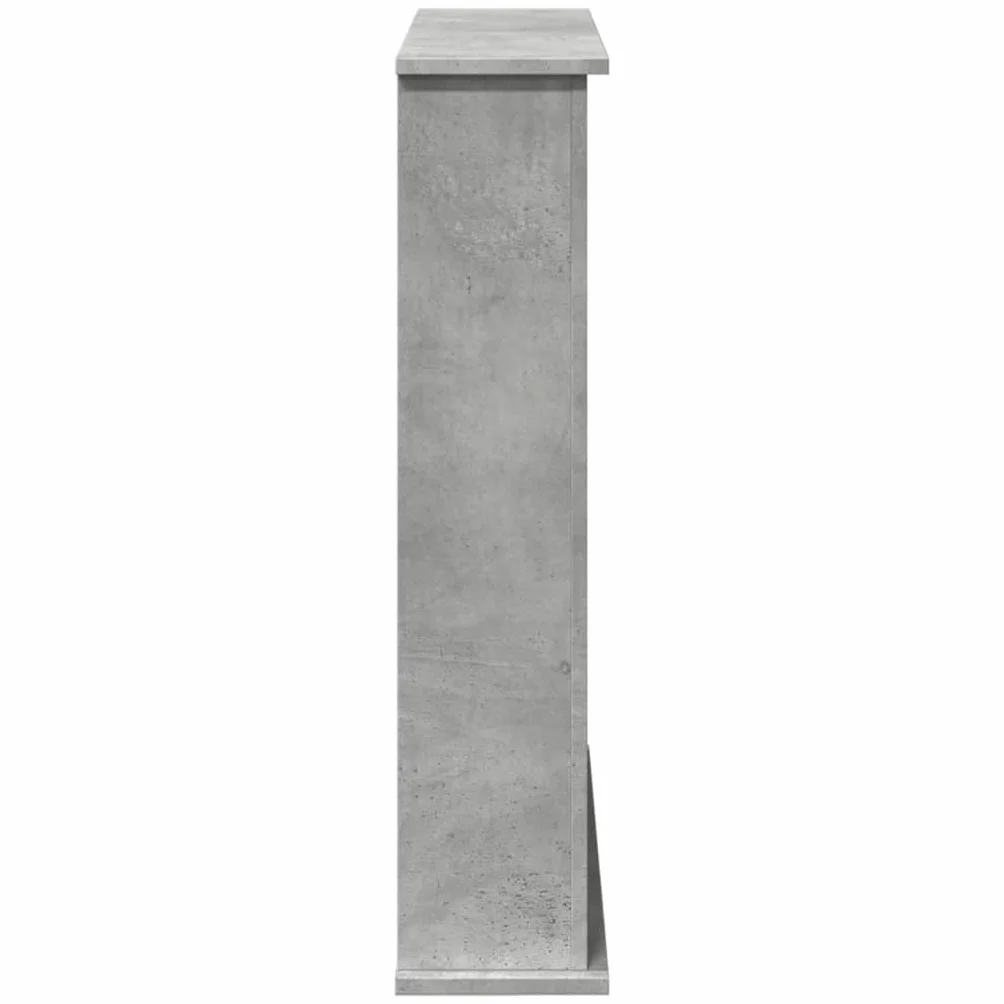 vidaXL Obudowa kominka szarość betonu 75x20x87,5 cm