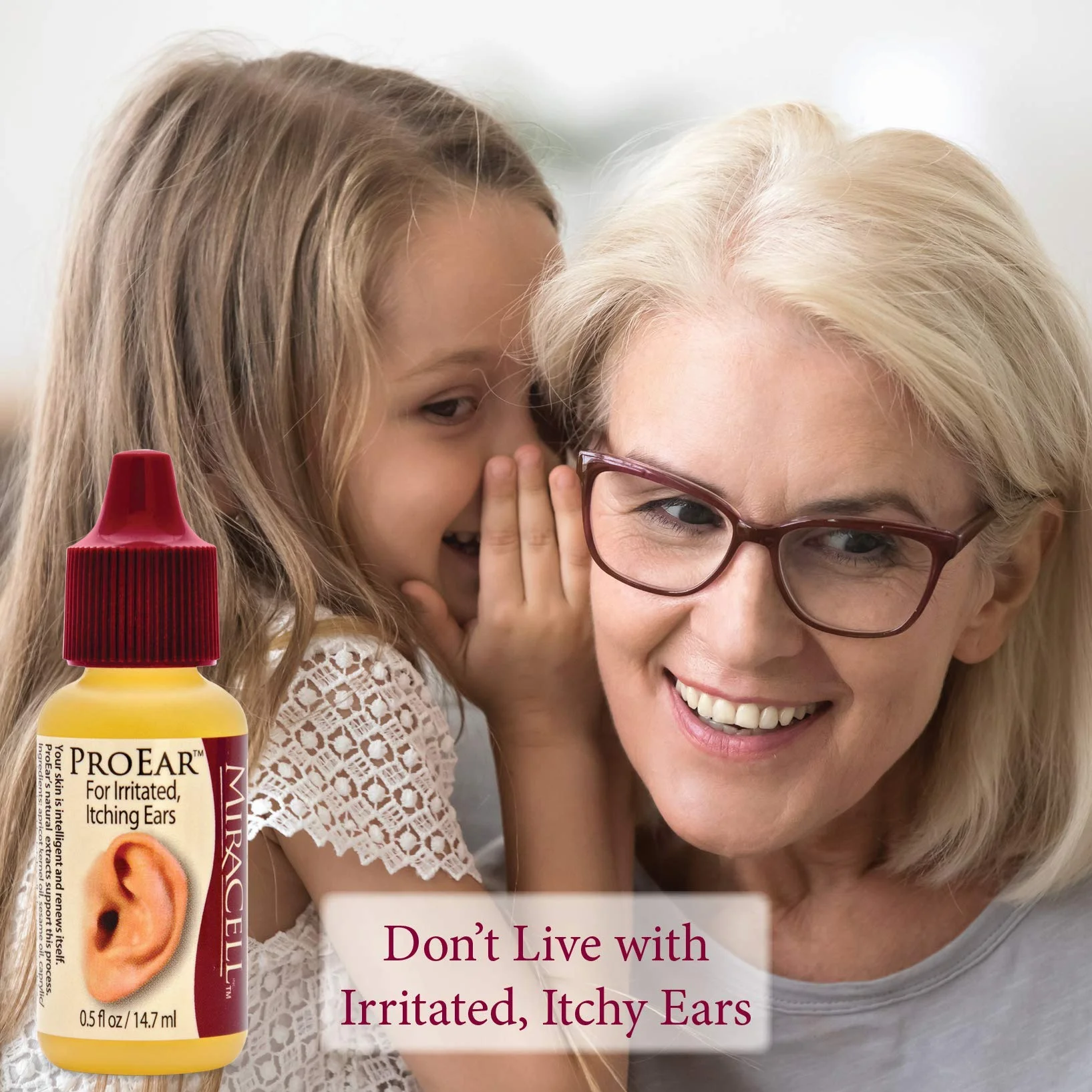 Miracell ProEar 0.5 OZ for Itchy Irritated Ears