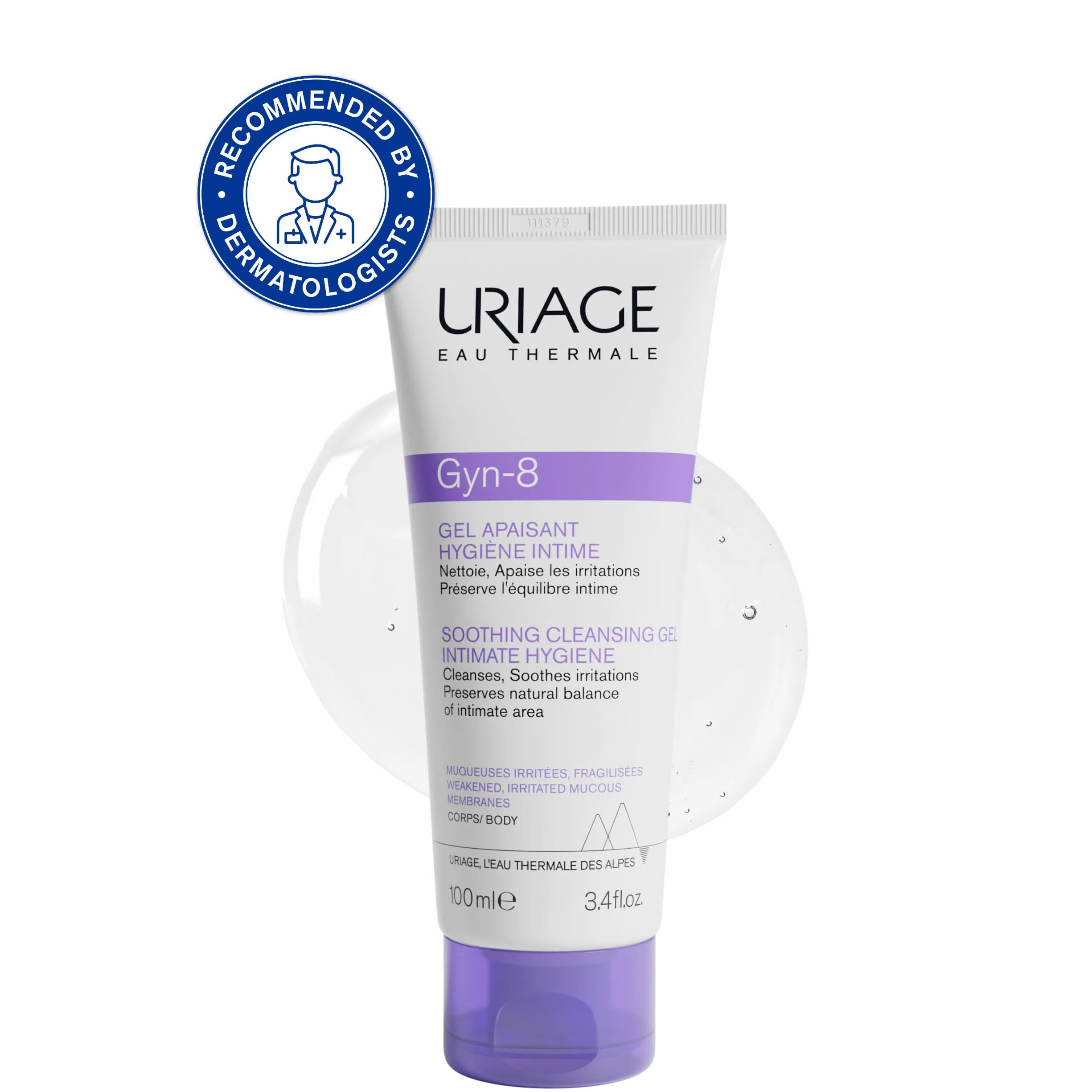 Uriage Gyn-8 Intimate Hygiene Soothing Cleansing Gel 100 ml